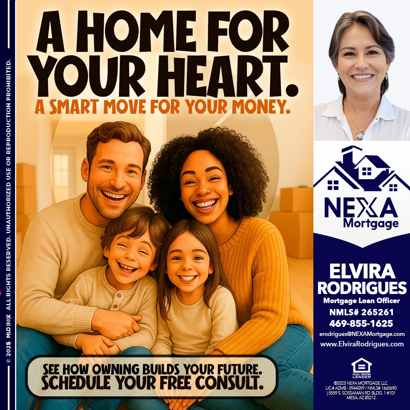 A HOME FOR - Elvira Rodrigues -Mortgage Loan Officer