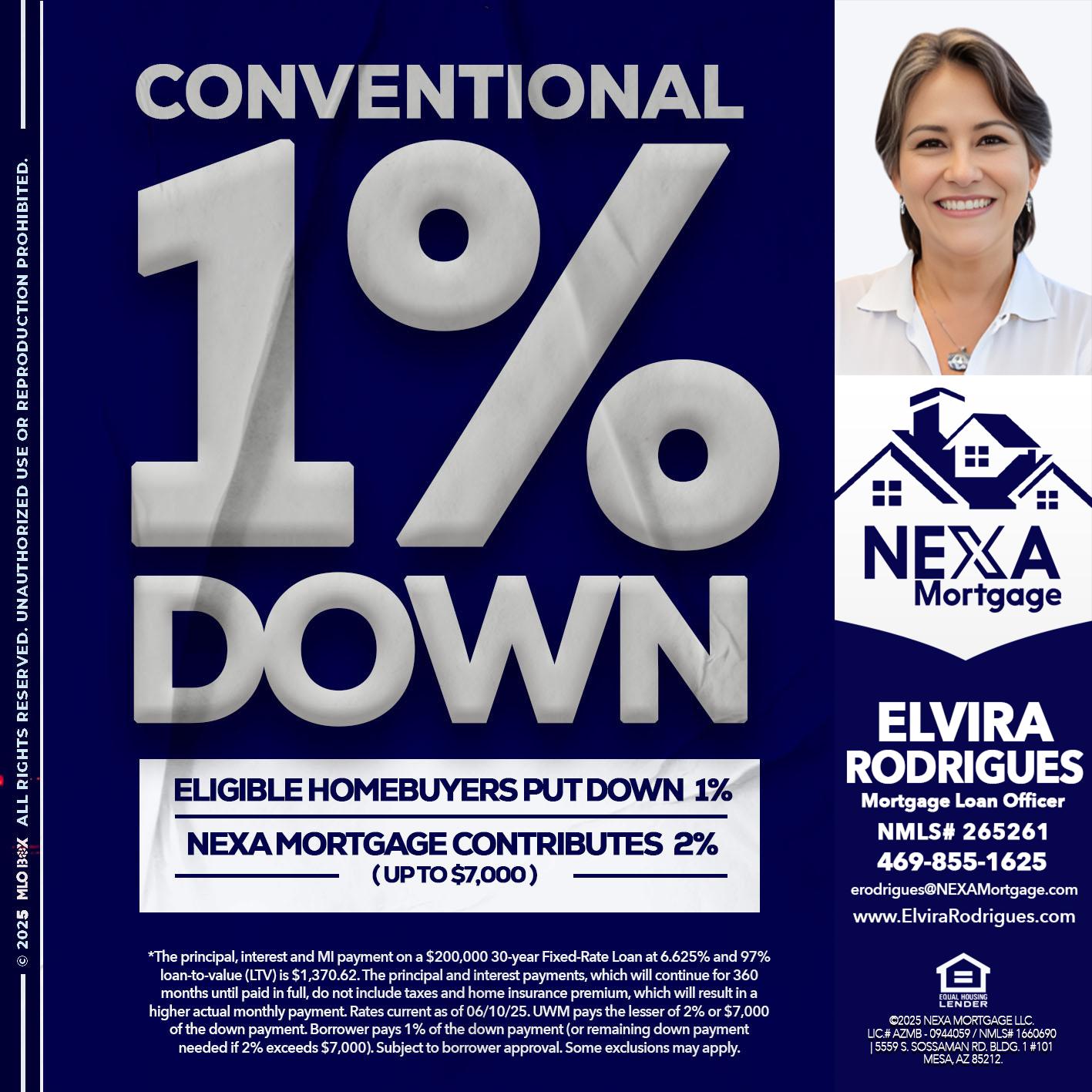 CONVENTIONAL - Elvira Rodrigues -Mortgage Loan Officer