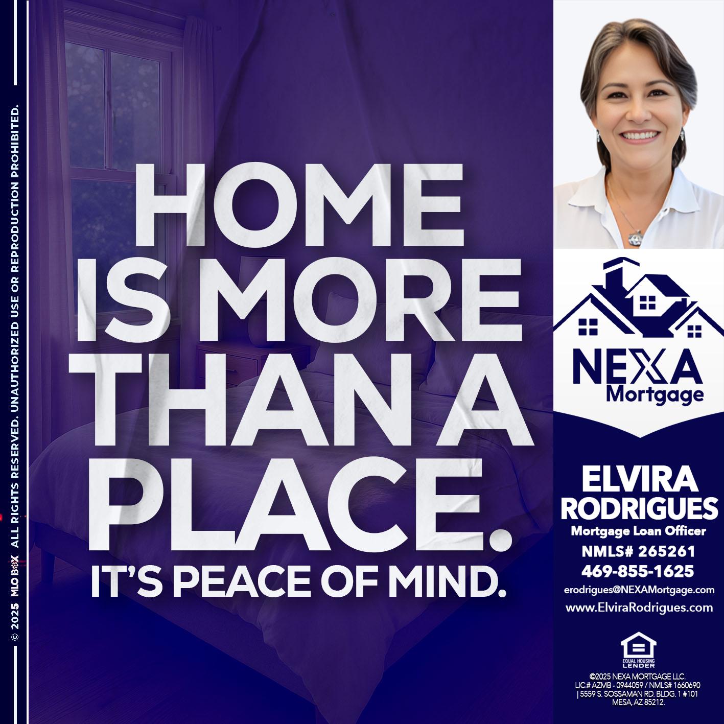 HOME IS MORE - Elvira Rodrigues -Mortgage Loan Officer