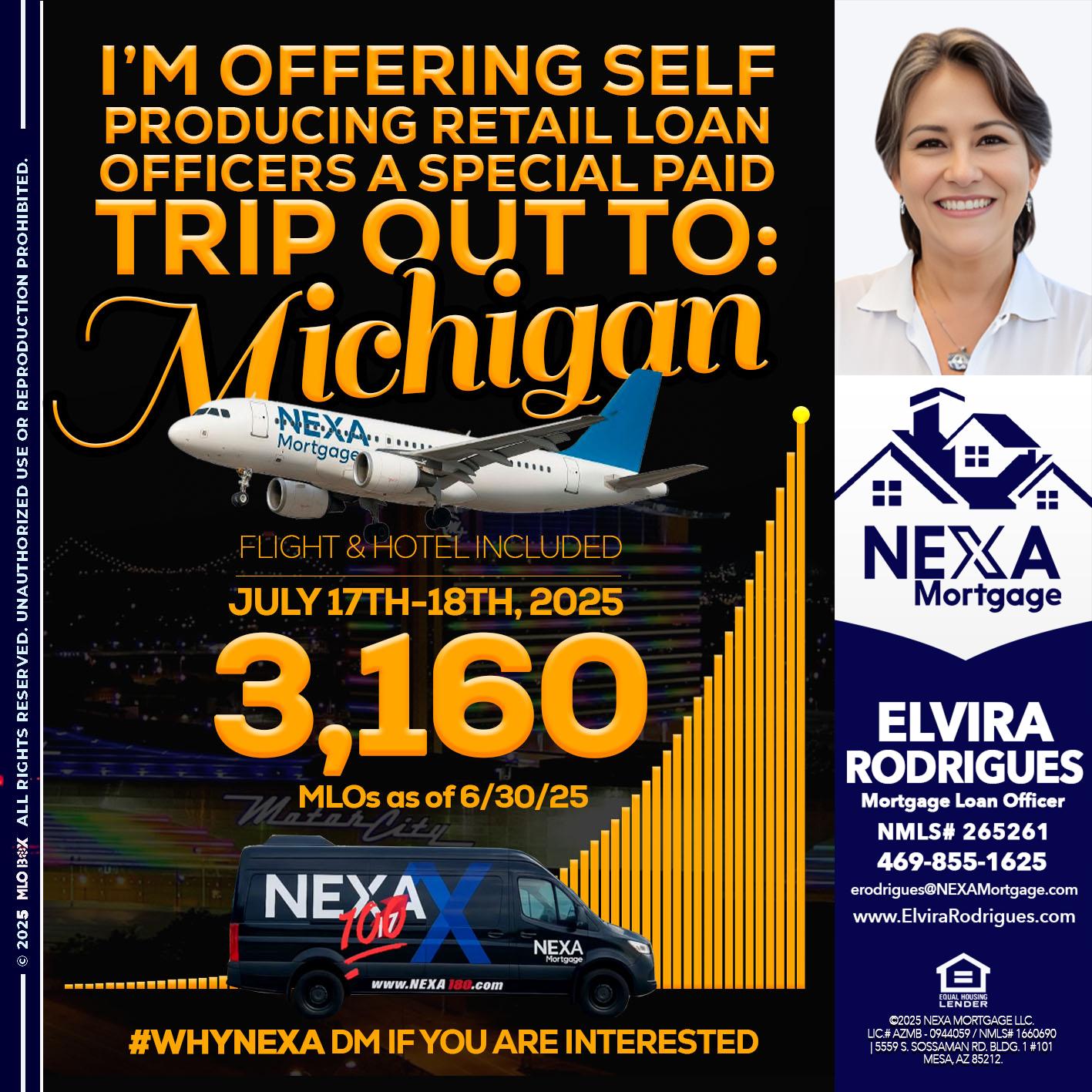 MICHIGAN TRIP - Elvira Rodrigues -Mortgage Loan Officer