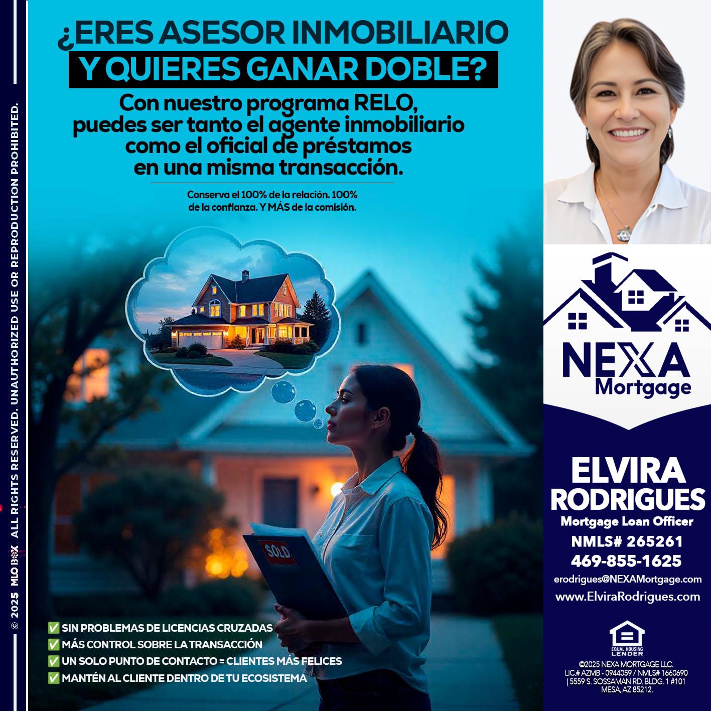 Eres un Agente Inmobiliario? - Elvira Rodrigues -Mortgage Loan Officer