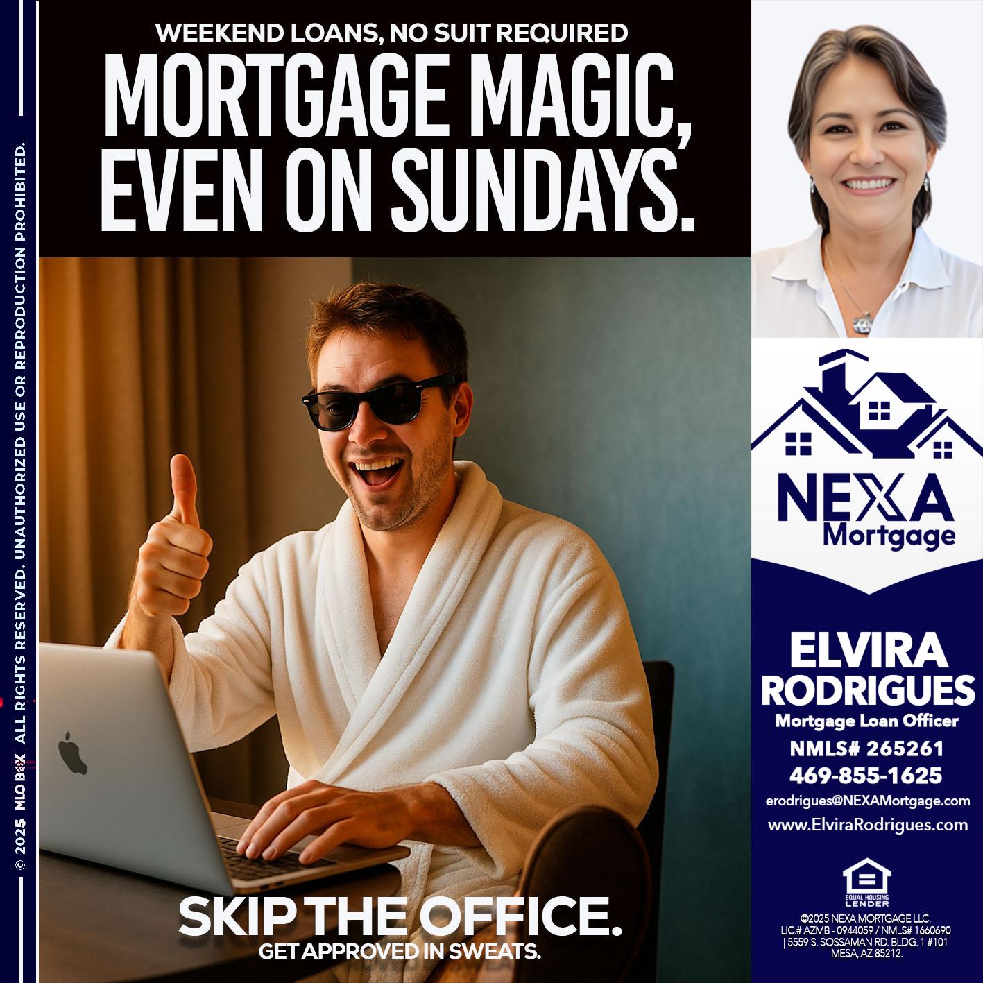 MORTGAGE MAGICS - Elvira Rodrigues -Mortgage Loan Officer