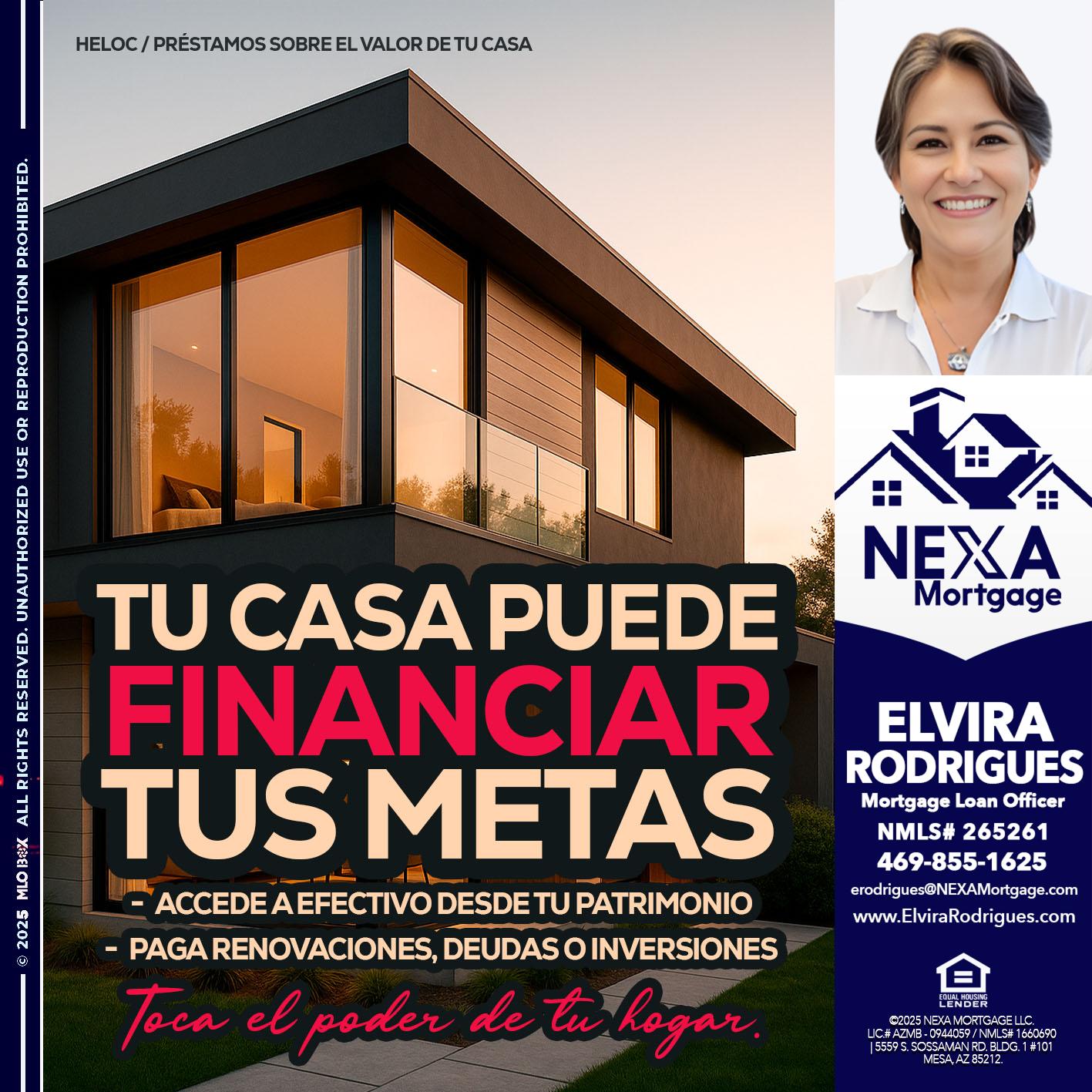TU CASA PUEDE - Elvira Rodrigues -Mortgage Loan Officer