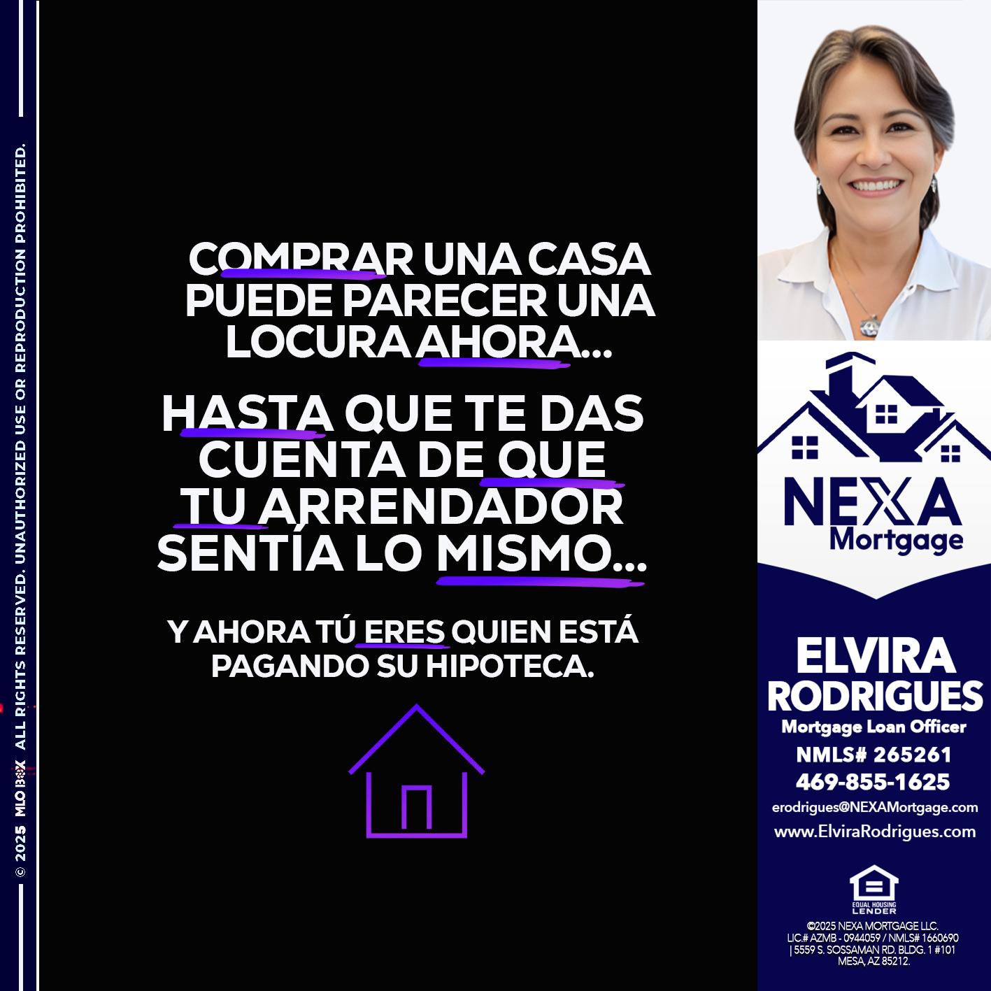 COMPRAR UNA CASA - Elvira Rodrigues -Mortgage Loan Officer