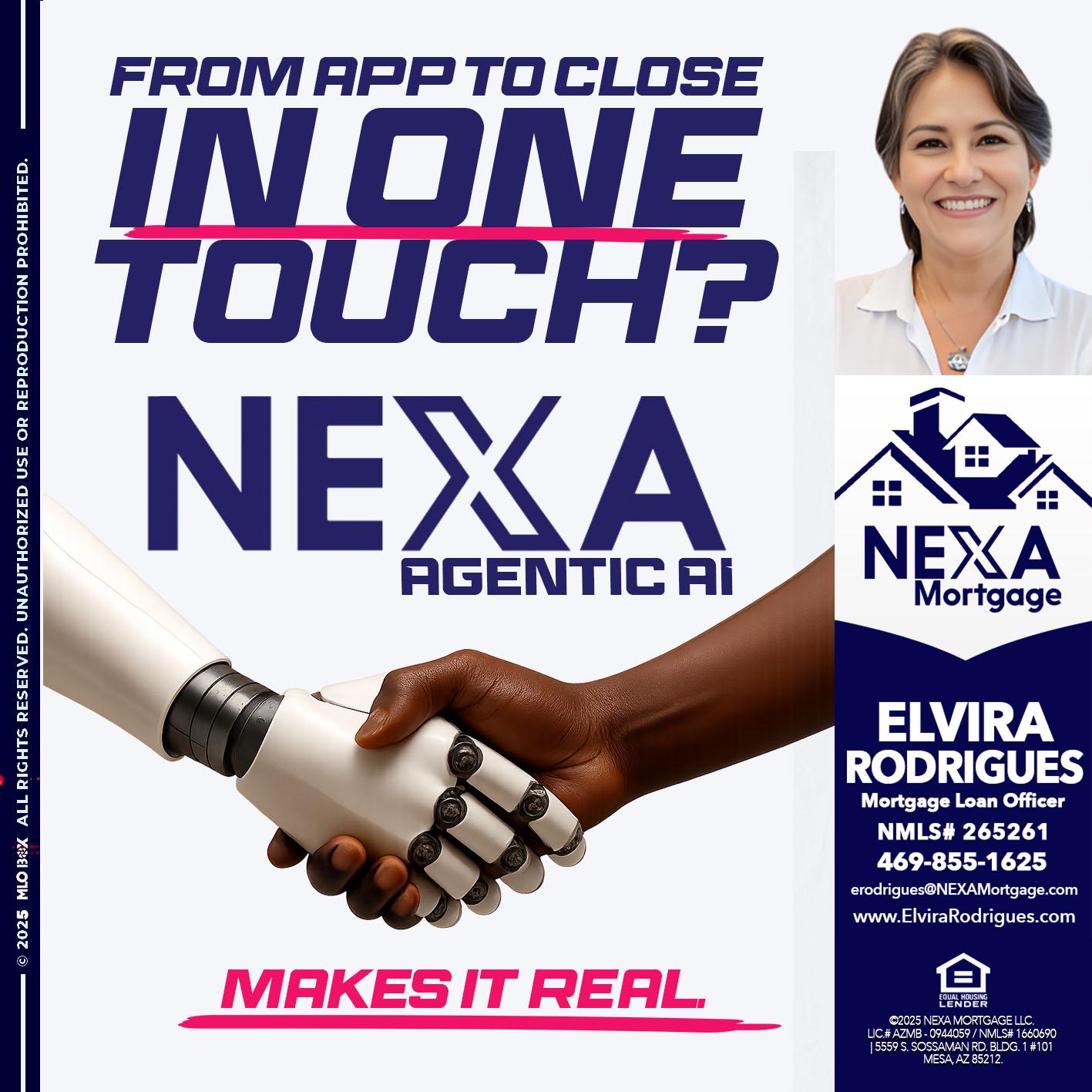 IN ONE TOUCH - Elvira Rodrigues -Mortgage Loan Officer