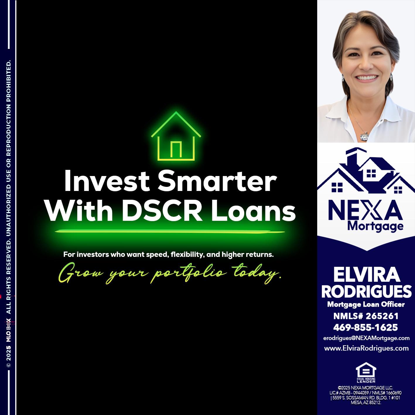 invest smarter - Elvira Rodrigues -Mortgage Loan Officer