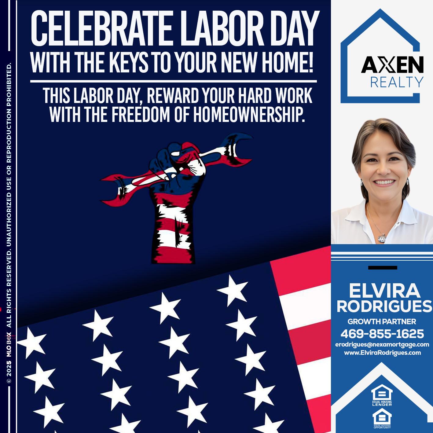 LABOR DAY - Elvira Rodrigues -Mortgage Loan Officer