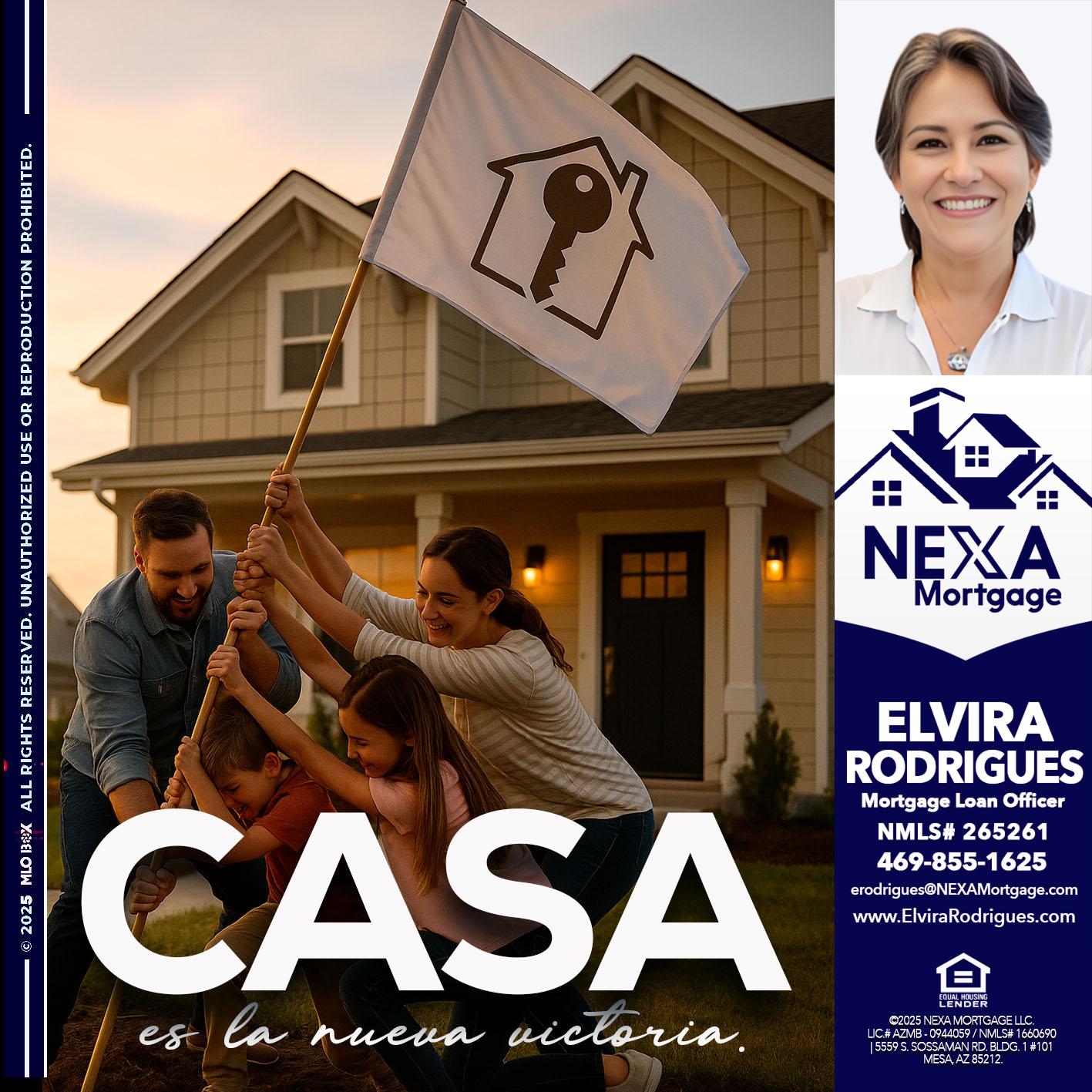 CASA ES LA NUEVA VICTORIA - Elvira Rodrigues -Mortgage Loan Officer