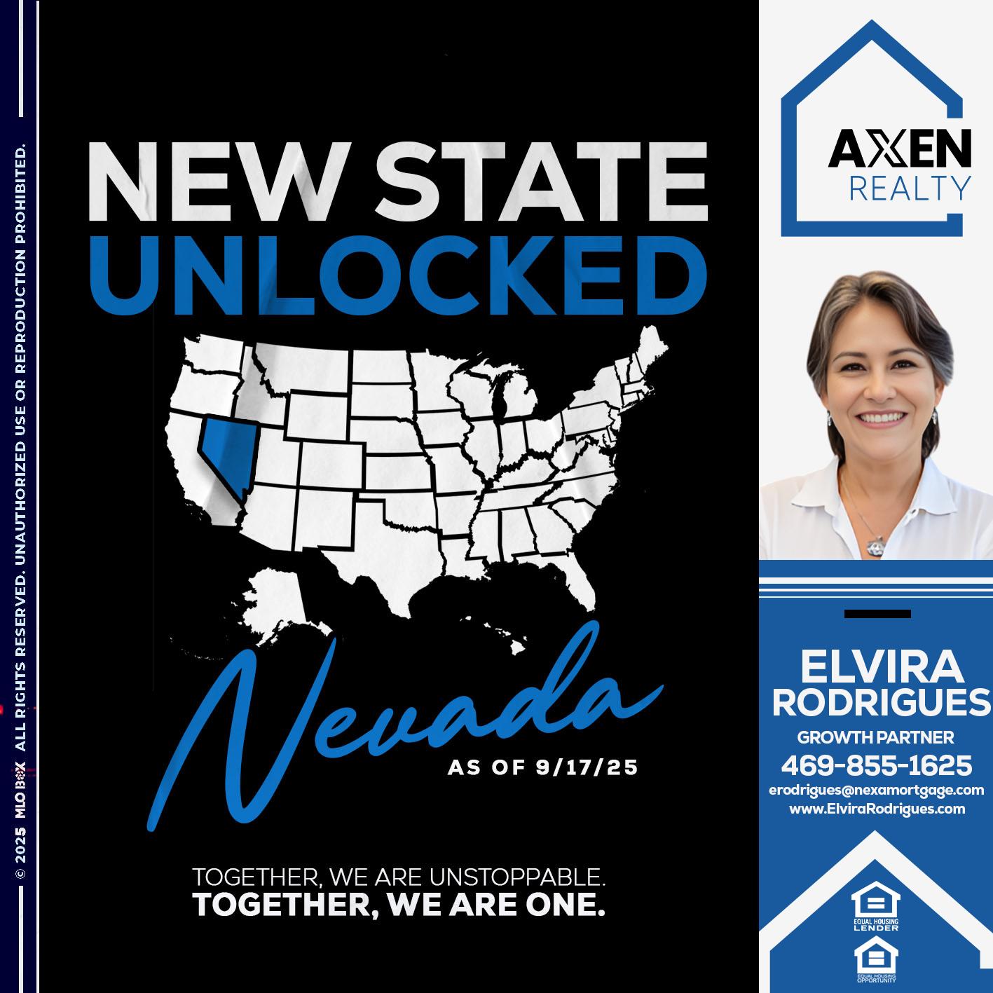 NEVADA - Elvira Rodrigues -Mortgage Loan Officer