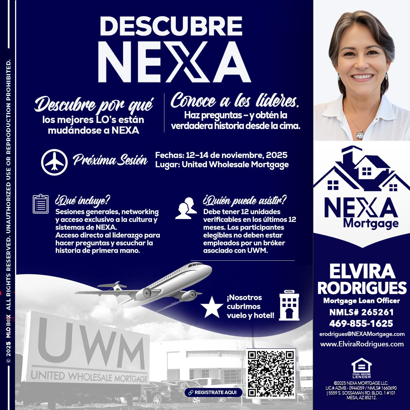 DESCUBRE NEXA - Elvira Rodrigues -Mortgage Loan Officer