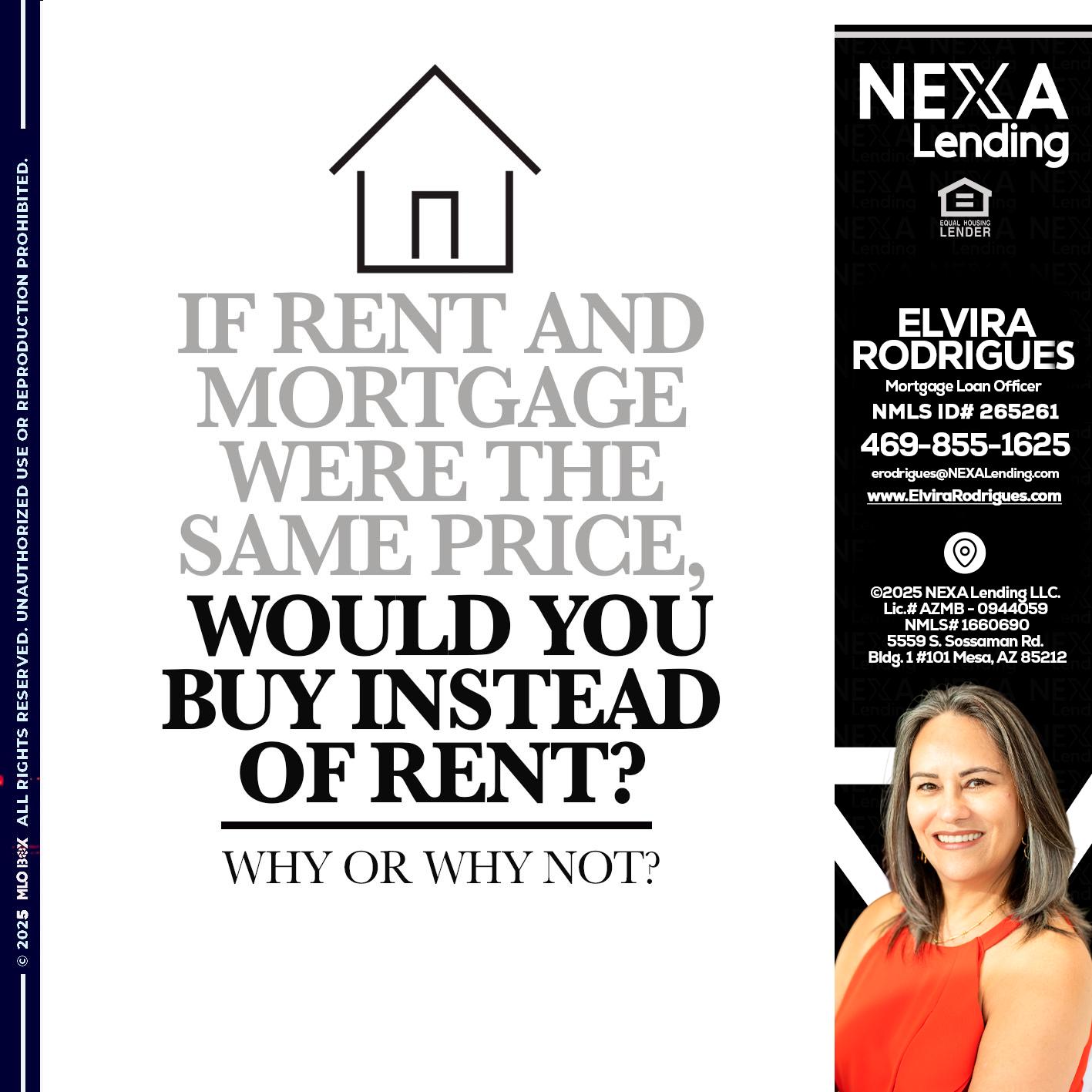 IF RENT - Elvira Rodrigues -Mortgage Loan Officer
