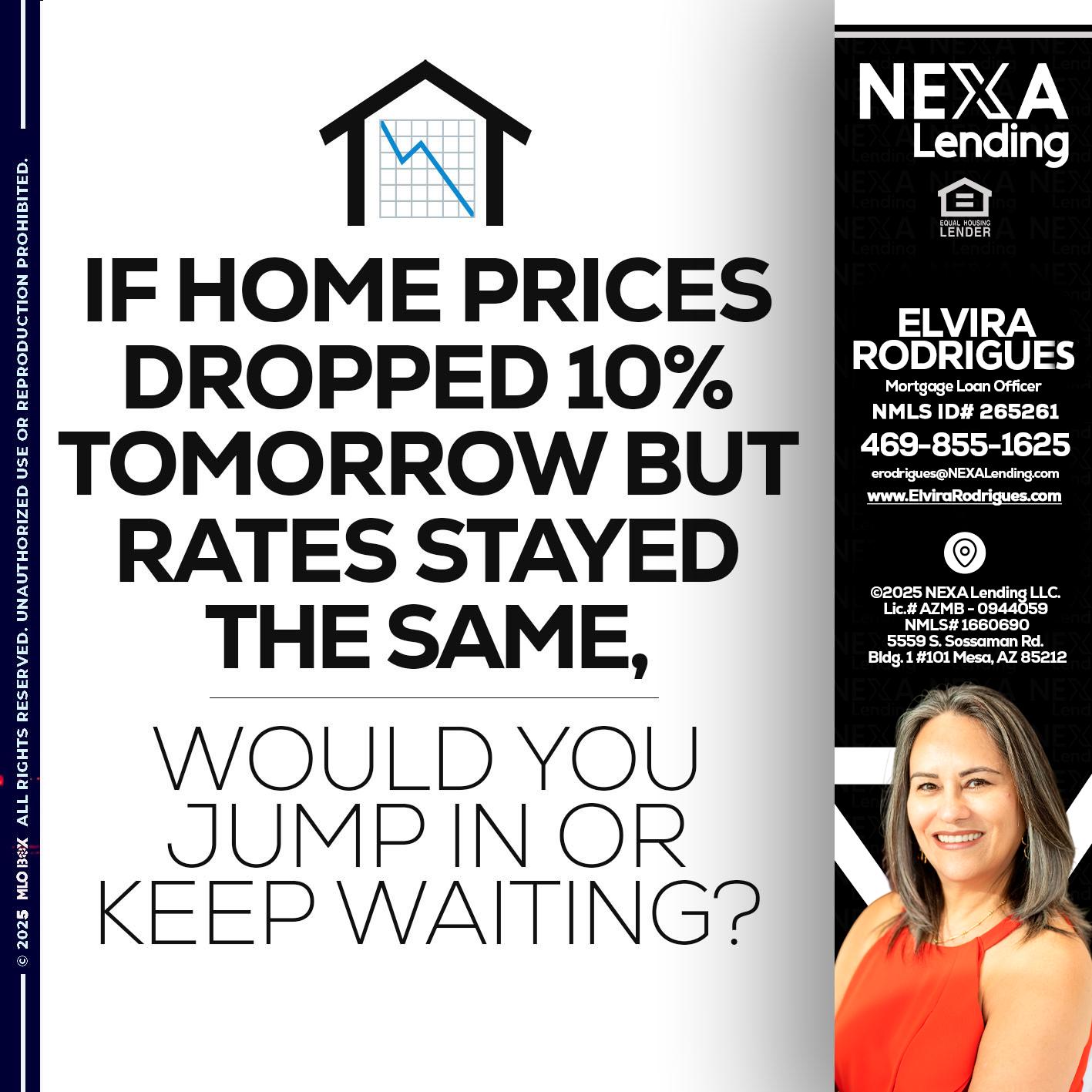 IF HOME PRICES - Elvira Rodrigues -Mortgage Loan Officer
