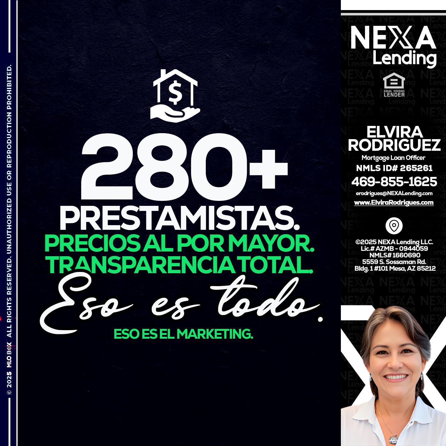 280+ LENDERS - Elvira Rodrigues -Mortgage Loan Officer