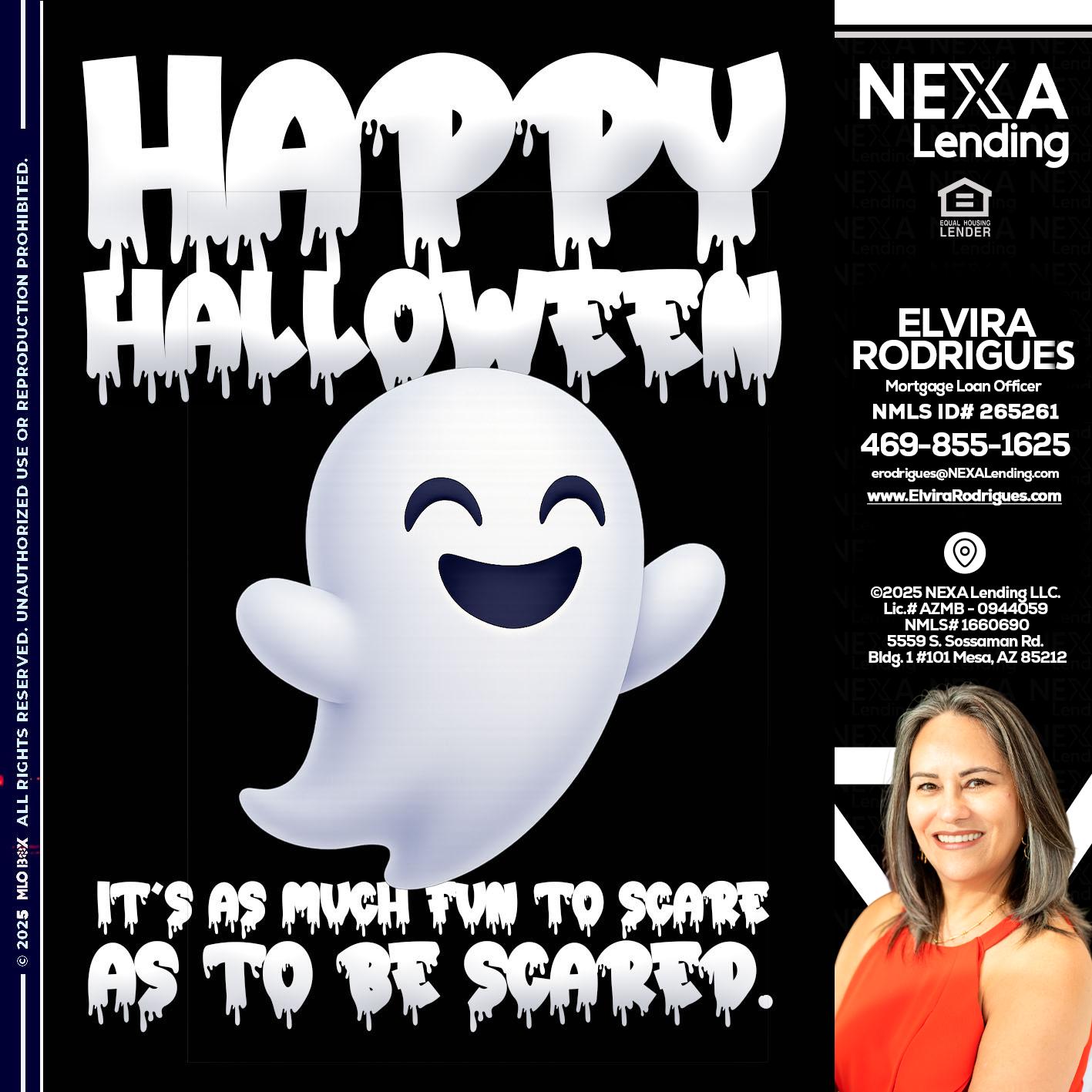 HAPPY HALLOWEEN - Elvira Rodrigues -Mortgage Loan Officer