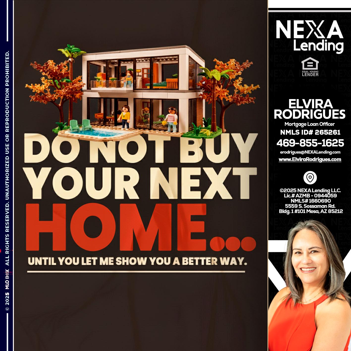 DO NOT BUY - Elvira Rodrigues -Mortgage Loan Officer