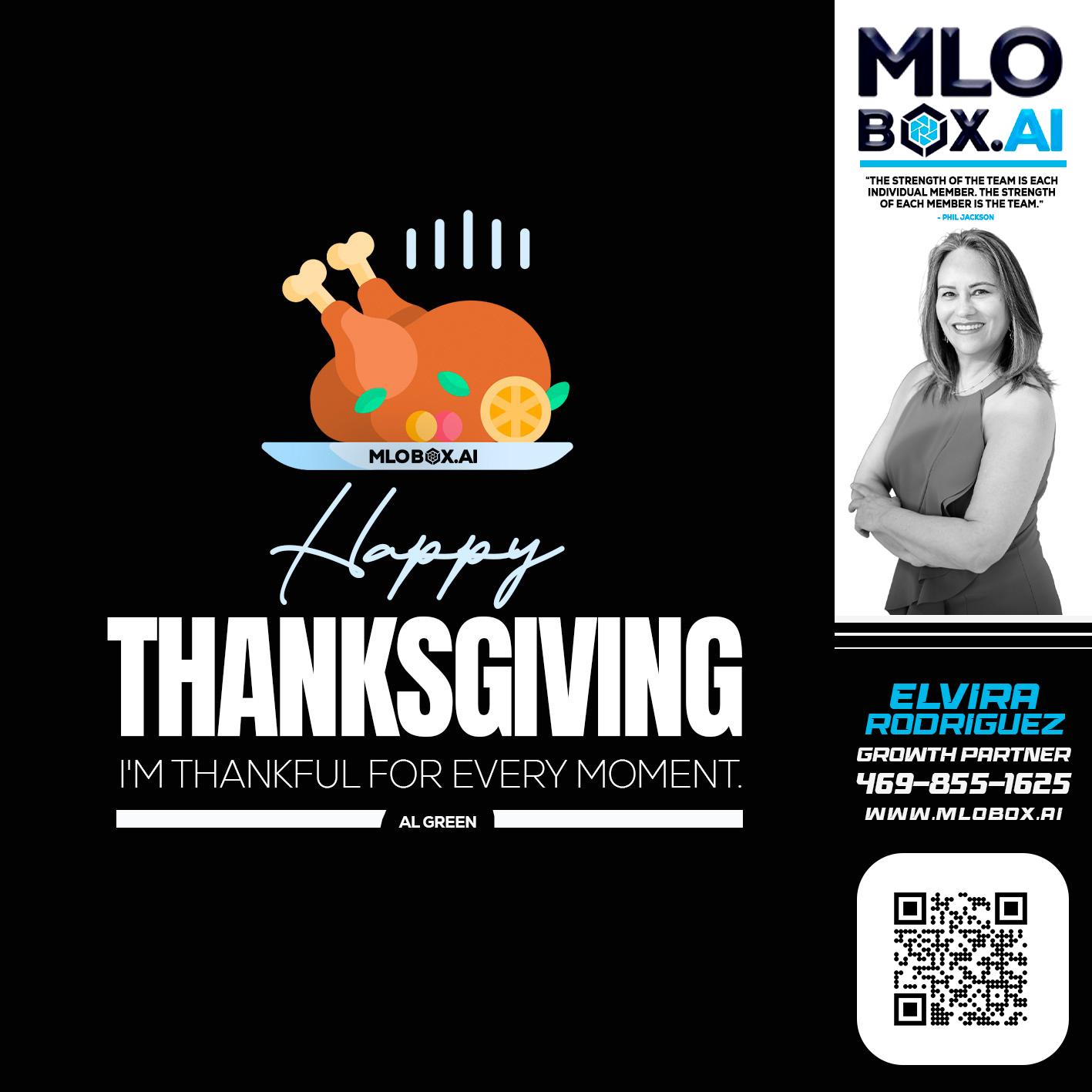 HAPPY THANKSGIVING - Elvira Rodrigues -Mortgage Loan Officer