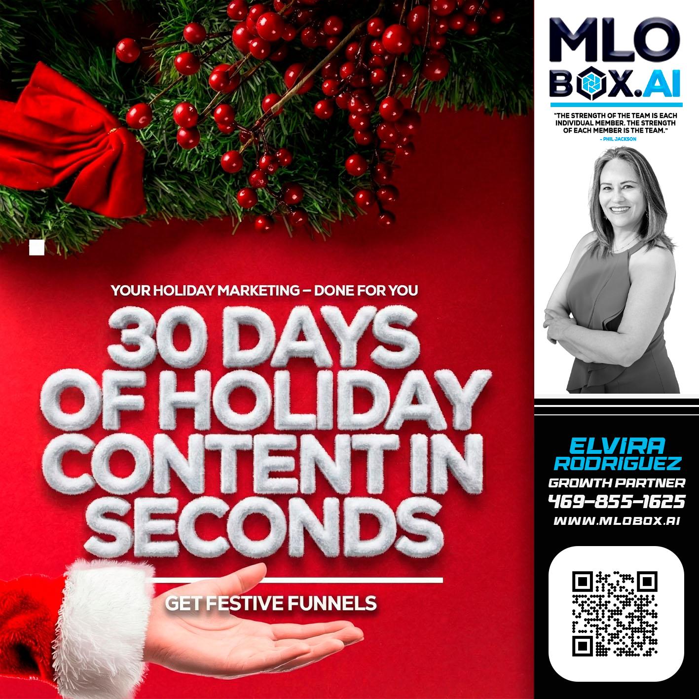 30 DAYS - Elvira Rodrigues -Mortgage Loan Officer