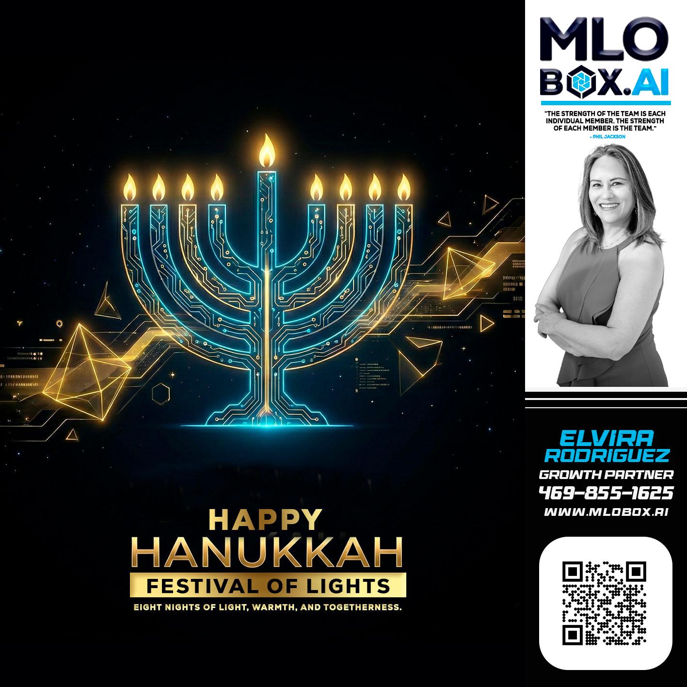 happy Hanukkah - Elvira Rodrigues -Mortgage Loan Officer