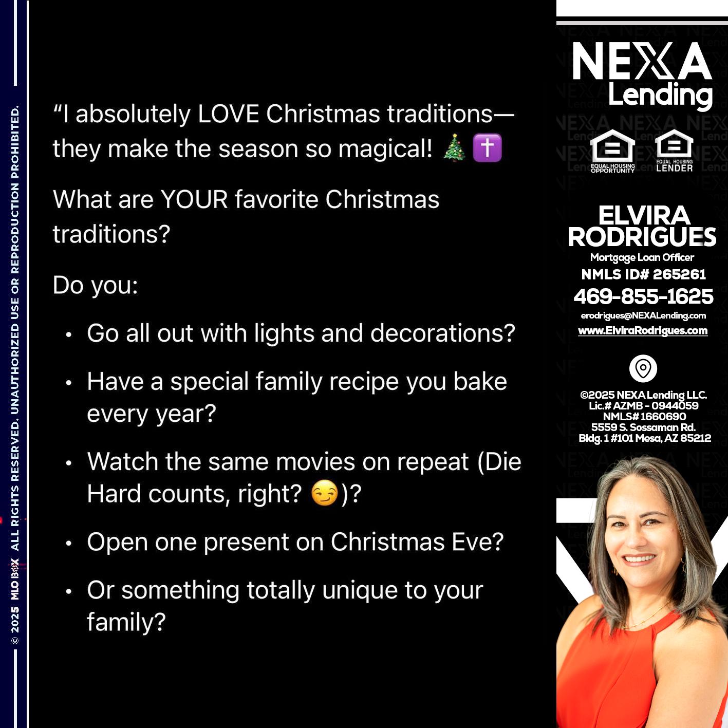 I love christmas - Elvira Rodrigues -Mortgage Loan Officer