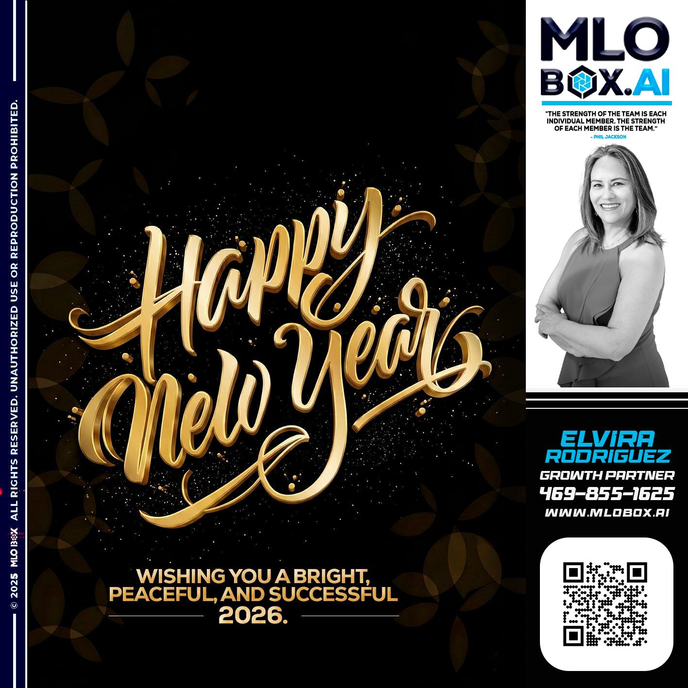 HAPPY NEW YEAR - Elvira Rodrigues -Mortgage Loan Officer