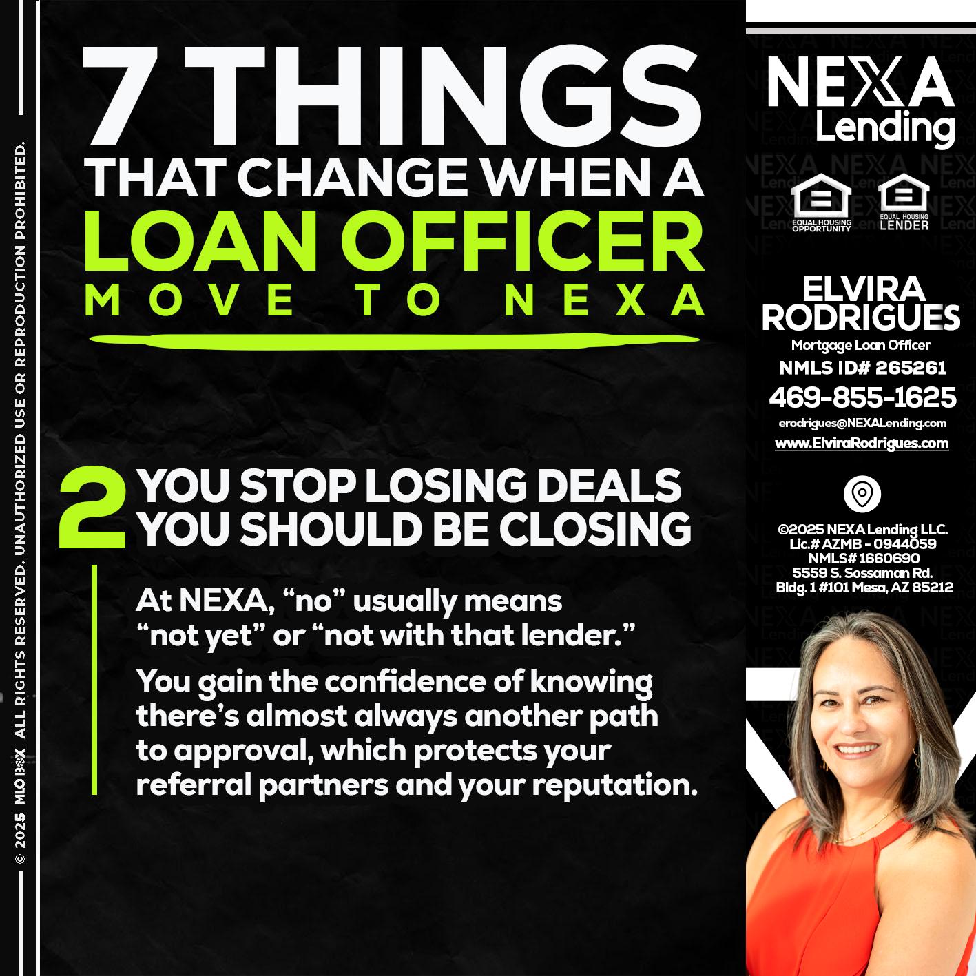 7 THINGS (2) - Elvira Rodrigues -Mortgage Loan Officer