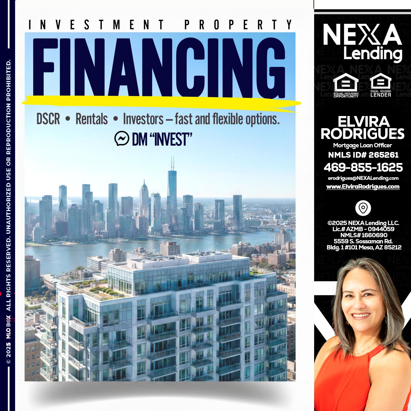 FINANCING - Elvira Rodrigues -Mortgage Loan Officer