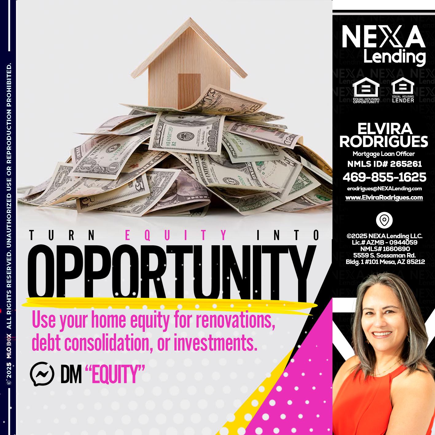 opportunity - Elvira Rodrigues -Mortgage Loan Officer