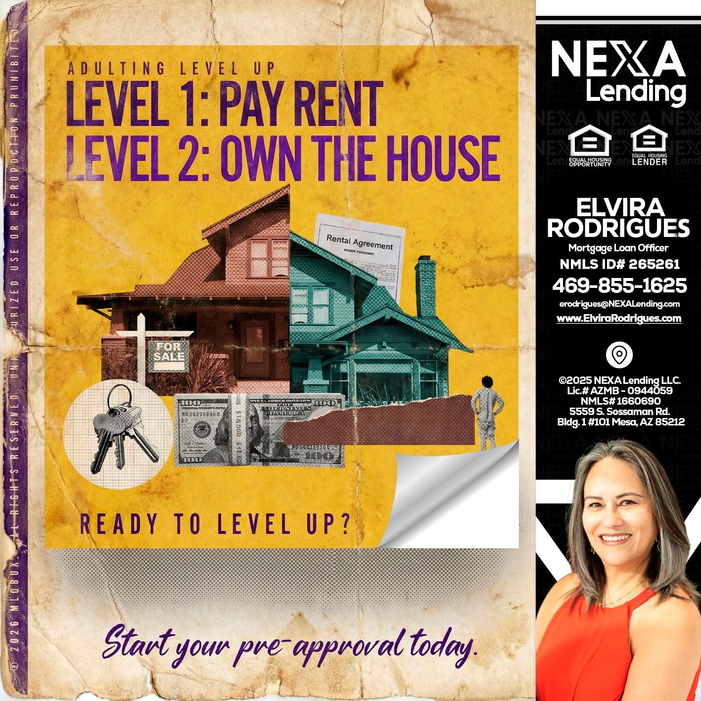 LEVEL 1 - Elvira Rodrigues -Mortgage Loan Officer