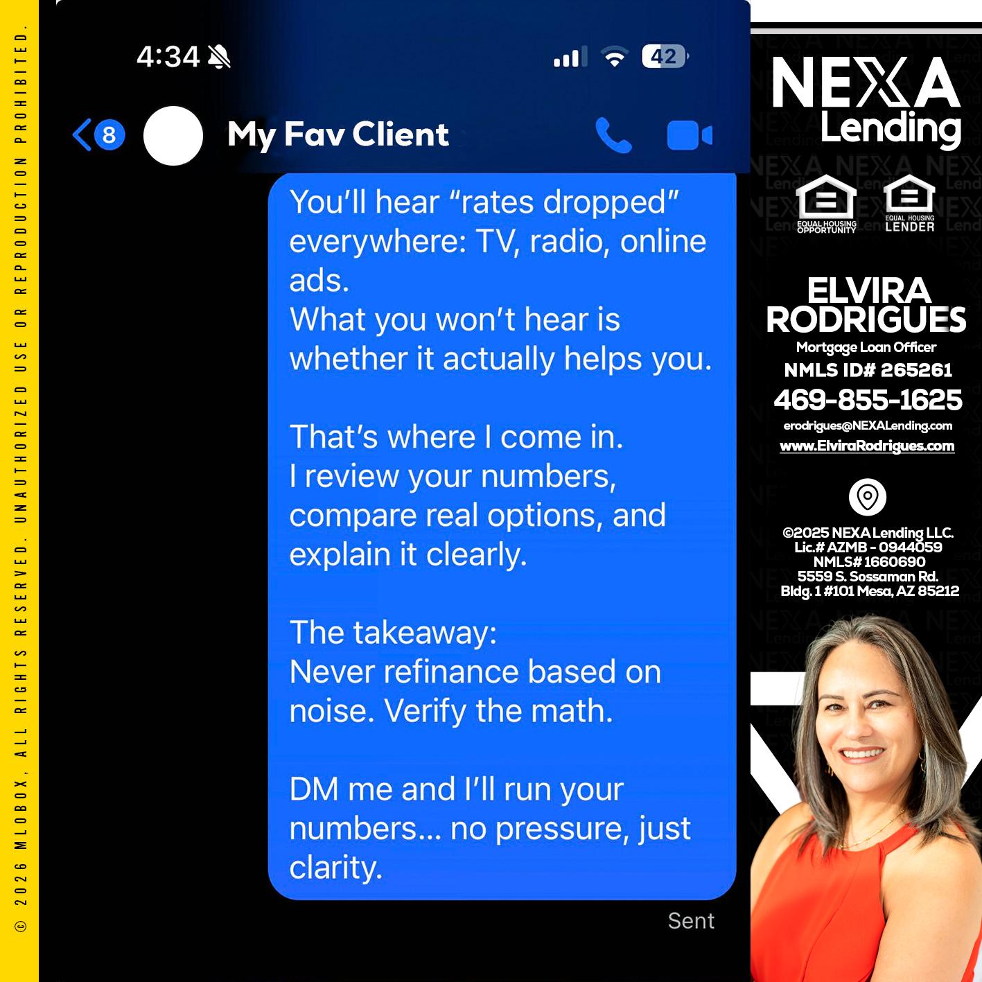 MY FAV CLIENT - Elvira Rodrigues -Mortgage Loan Officer