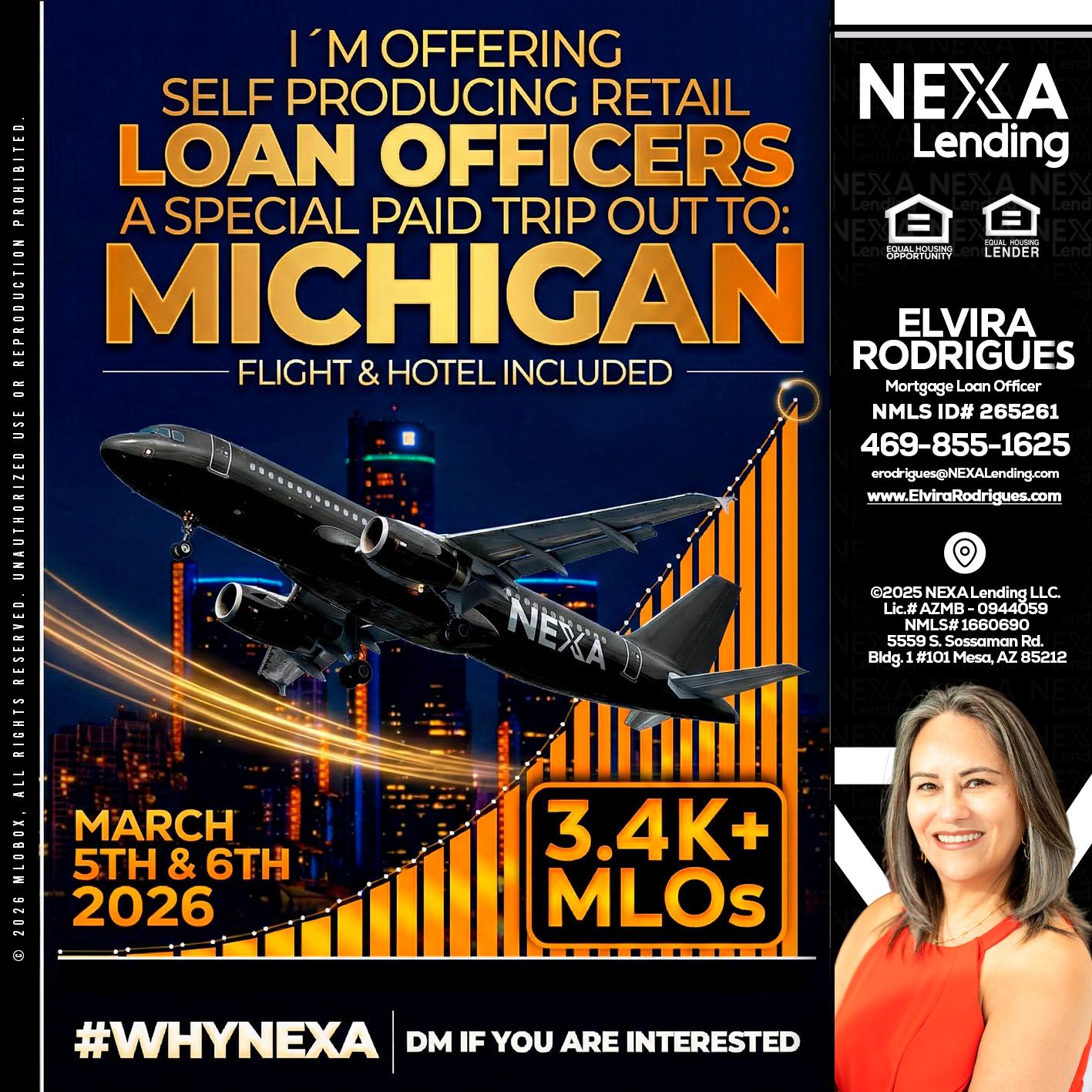 MICHIGAN - Elvira Rodrigues -Mortgage Loan Officer