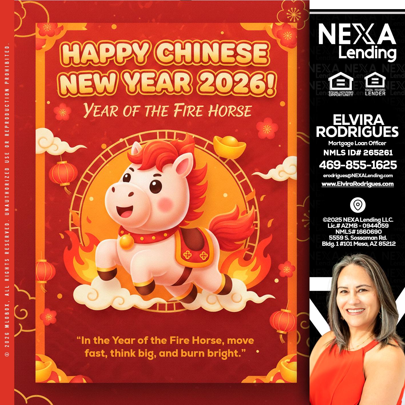 happy Chinese new year - Elvira Rodrigues -Mortgage Loan Officer