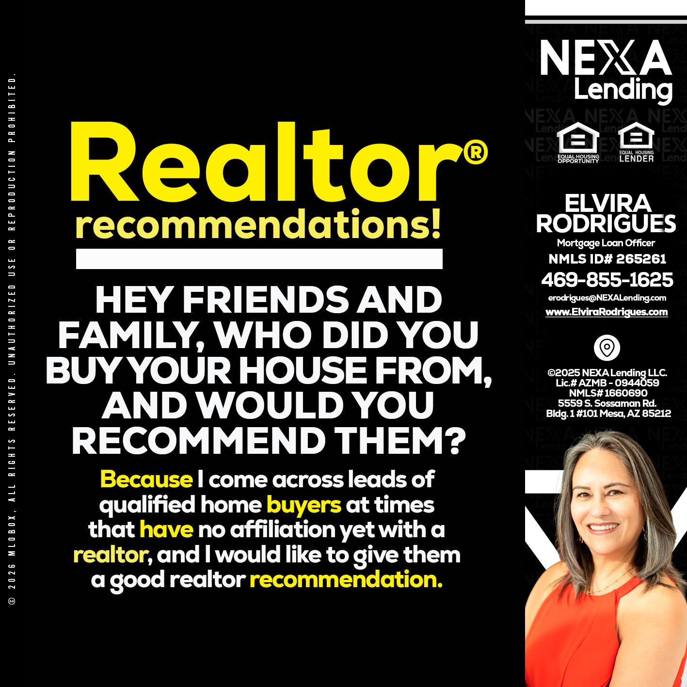REALTOR - Elvira Rodrigues -Mortgage Loan Officer