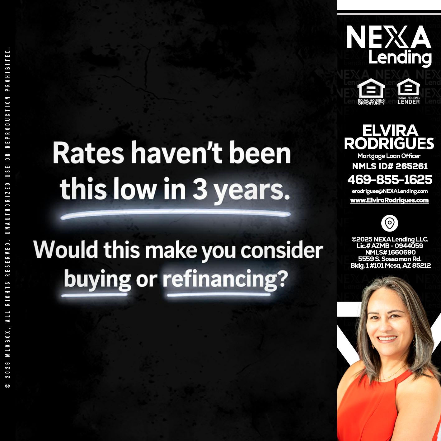 RATES HAVEN'T - Elvira Rodrigues -Mortgage Loan Officer