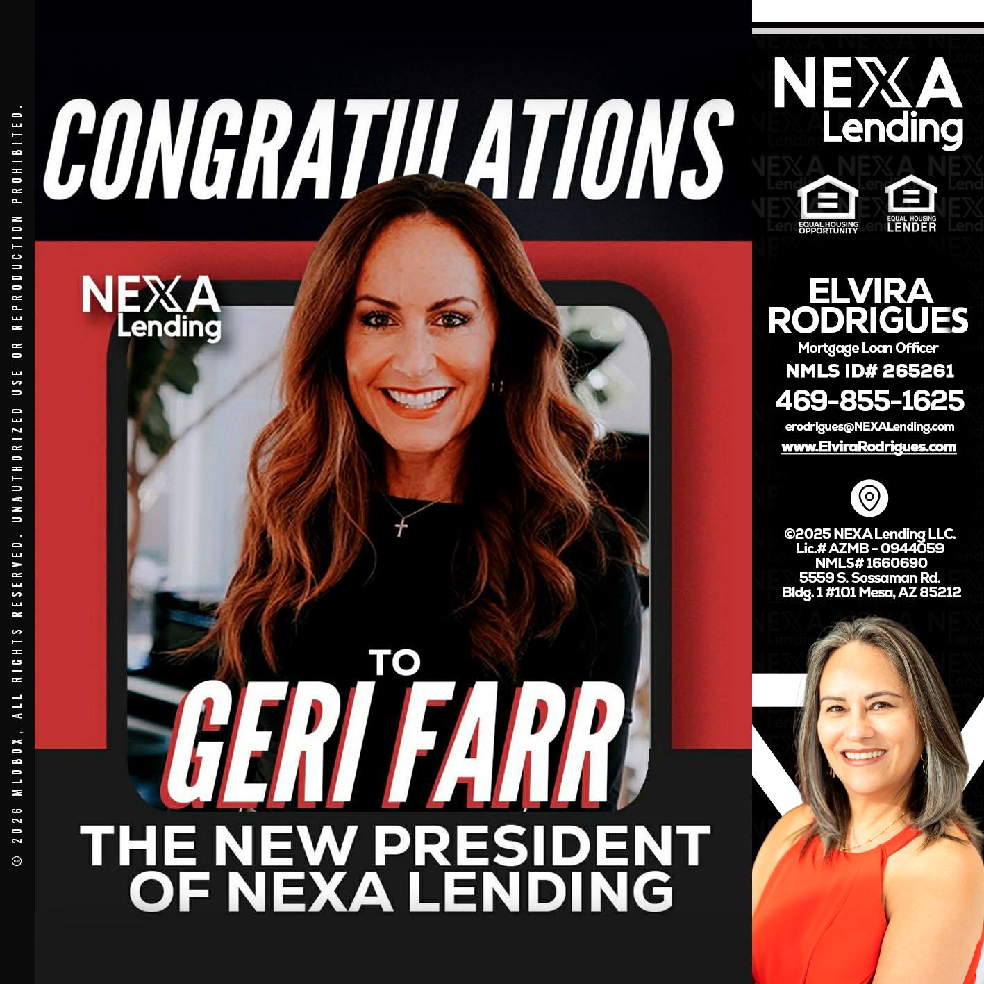 CONGRATULATIONS - Elvira Rodrigues -Mortgage Loan Officer