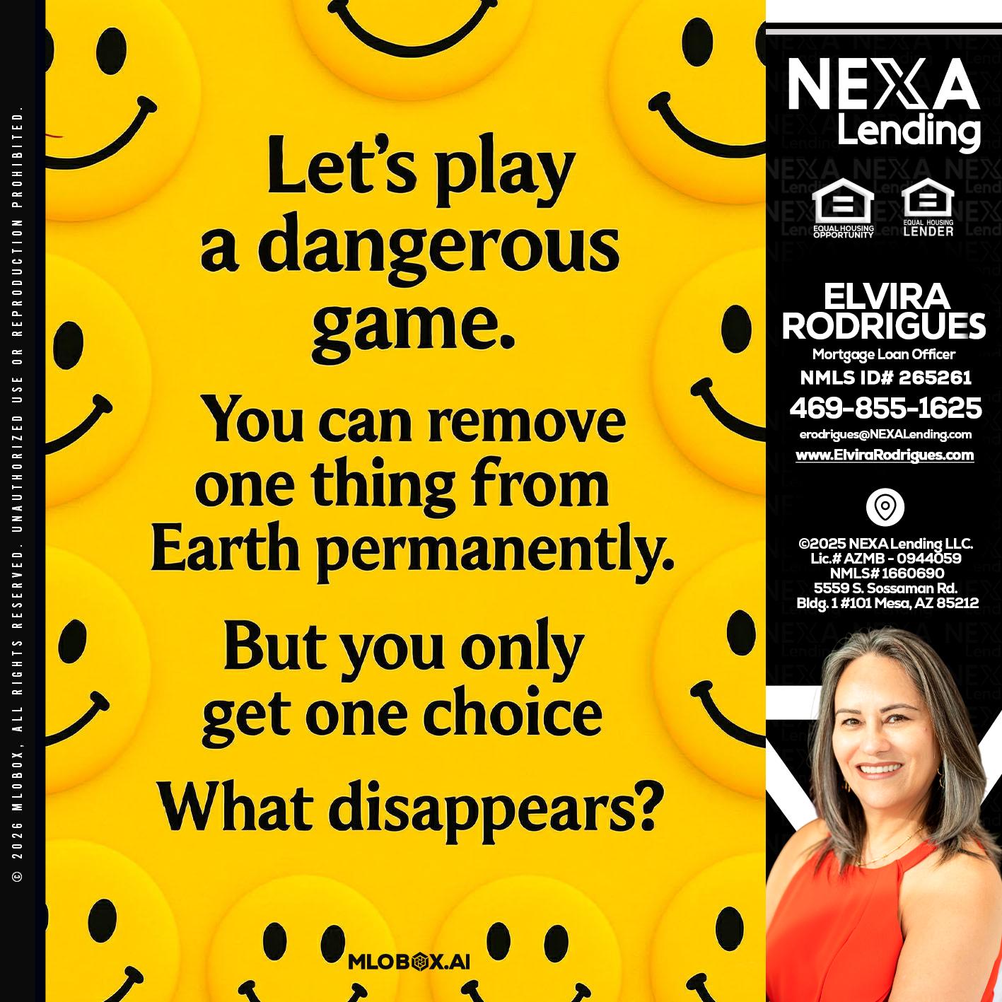 LETS PLAY - Elvira Rodrigues -Mortgage Loan Officer