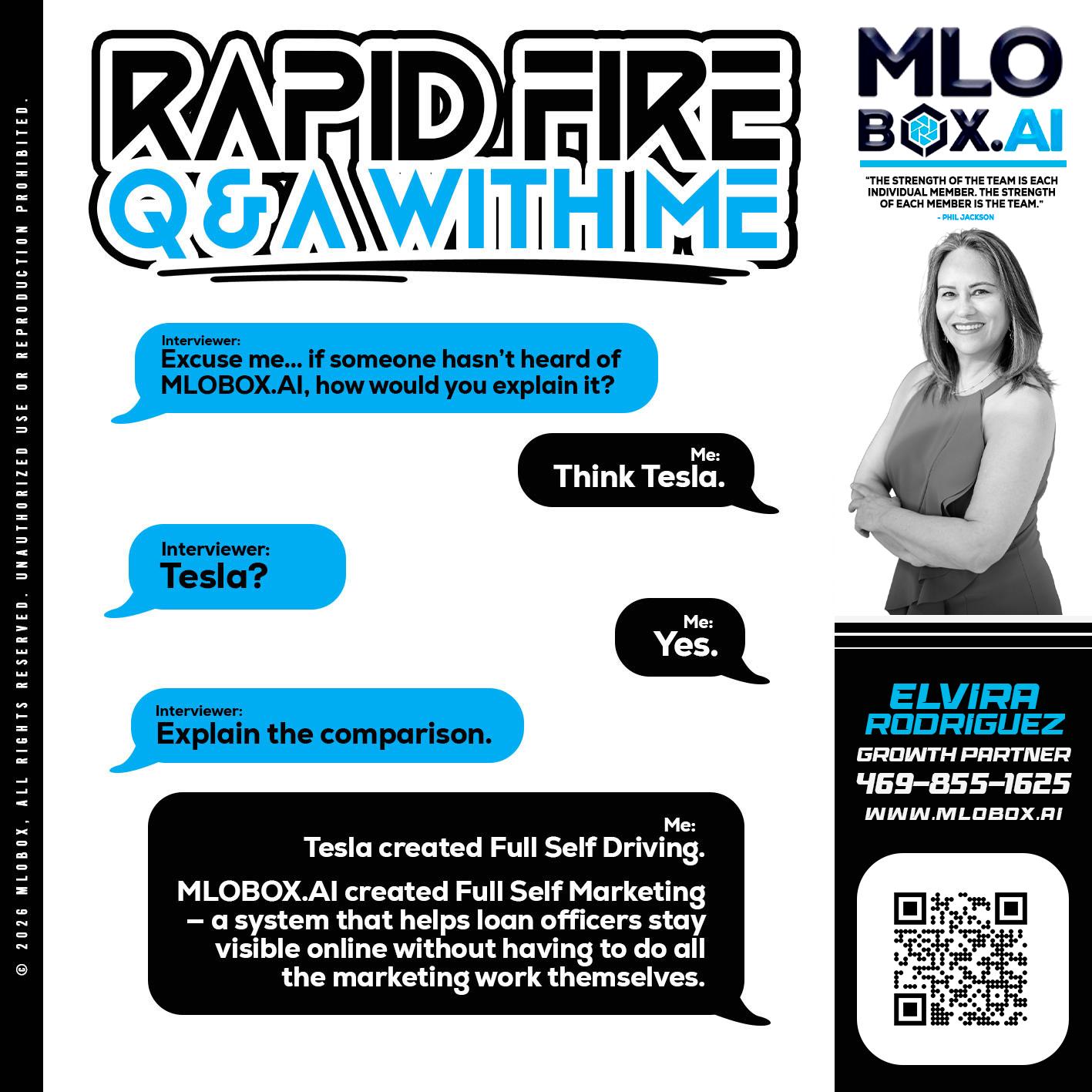 RAPID FIRE Q&A - Elvira Rodrigues -Mortgage Loan Officer