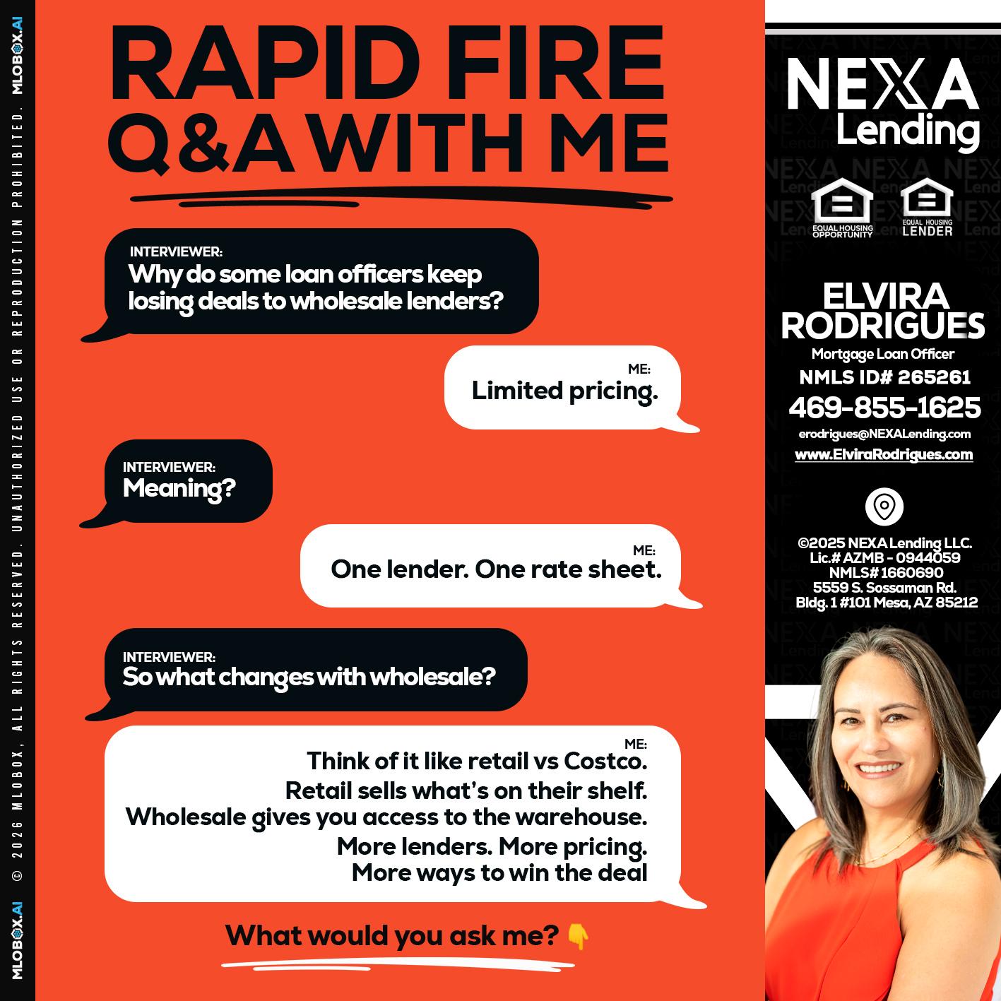 Q&A - Elvira Rodrigues -Mortgage Loan Officer