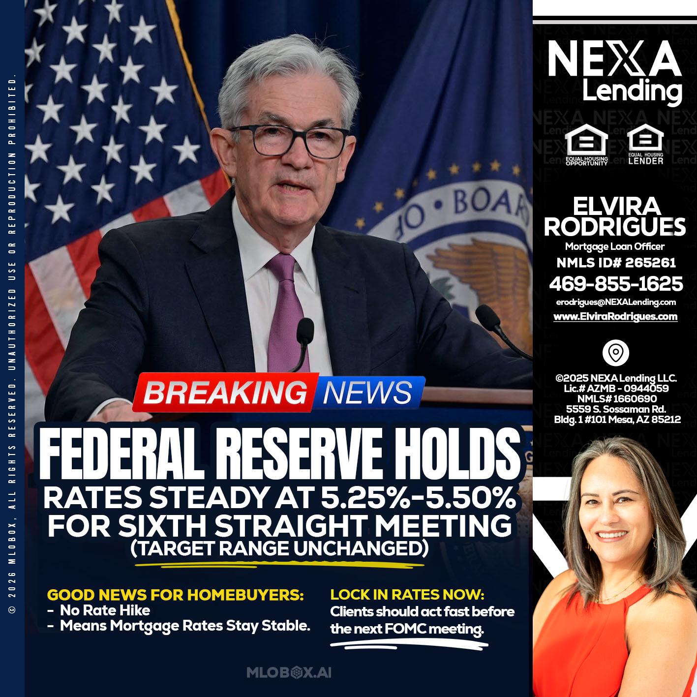 federal reserve - Elvira Rodrigues -Mortgage Loan Officer