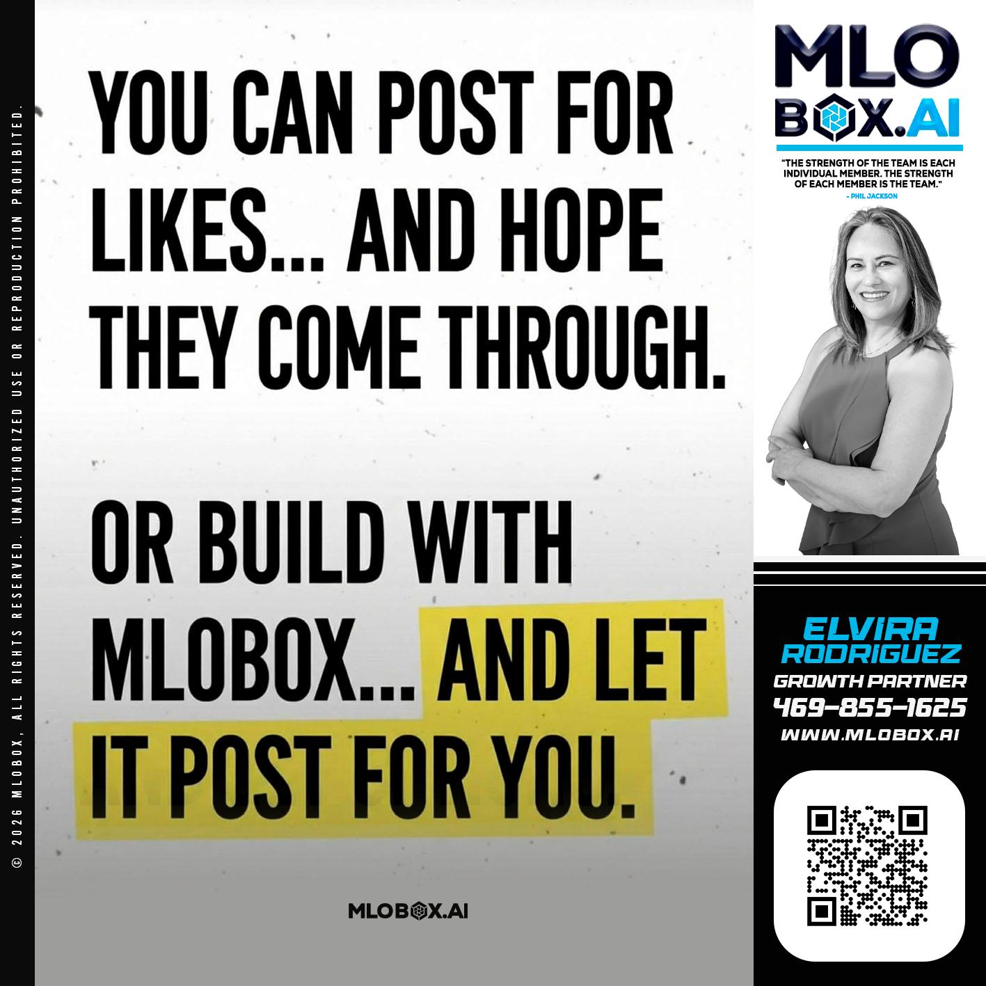 you can post - Elvira Rodrigues -Mortgage Loan Officer