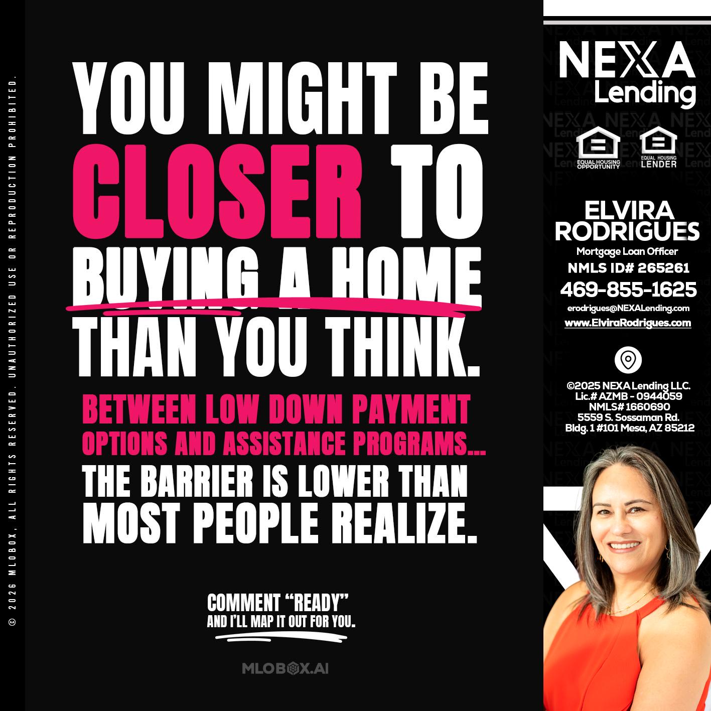 YOU MIGHT BE - Elvira Rodrigues -Mortgage Loan Officer