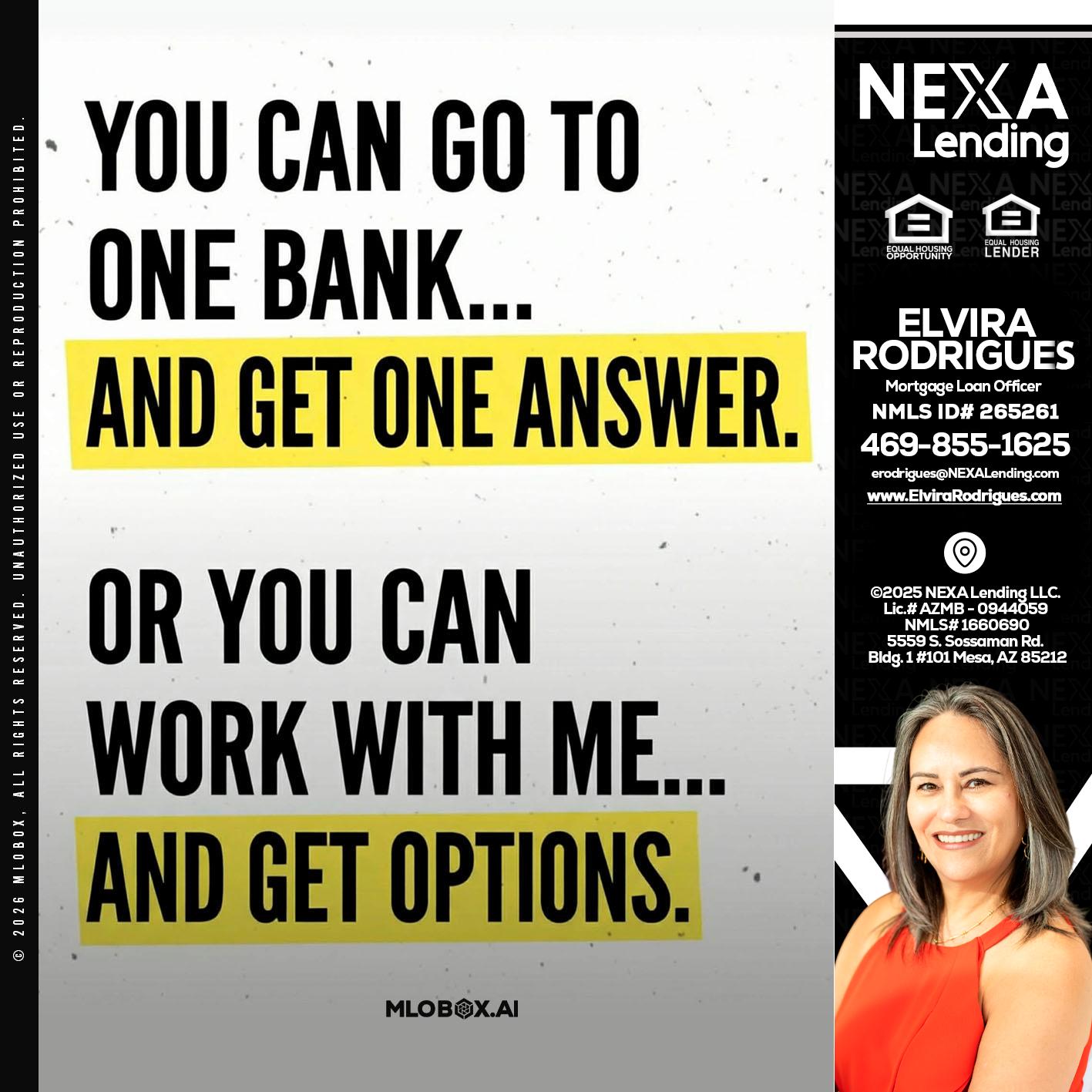 YOU CAN GO TO - Elvira Rodrigues -Mortgage Loan Officer