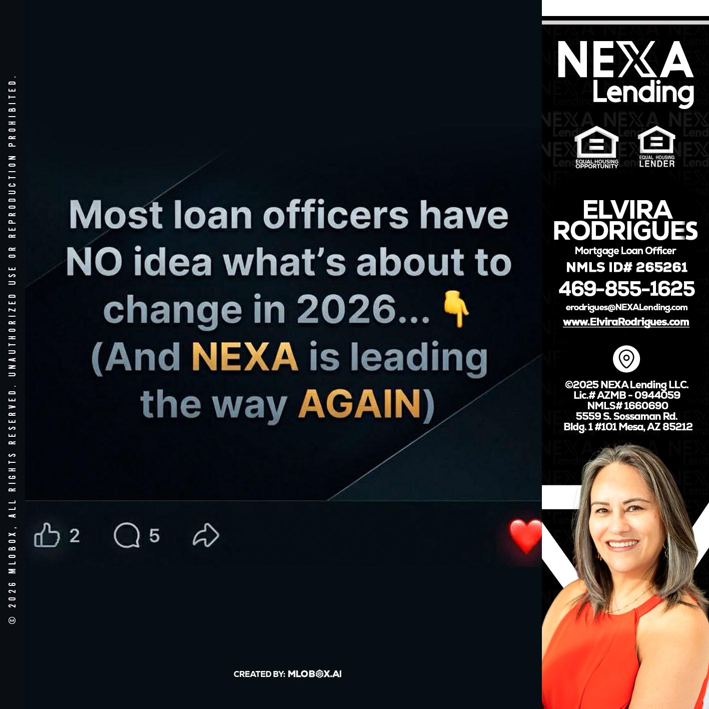 most loan officers - Elvira Rodrigues -Mortgage Loan Officer