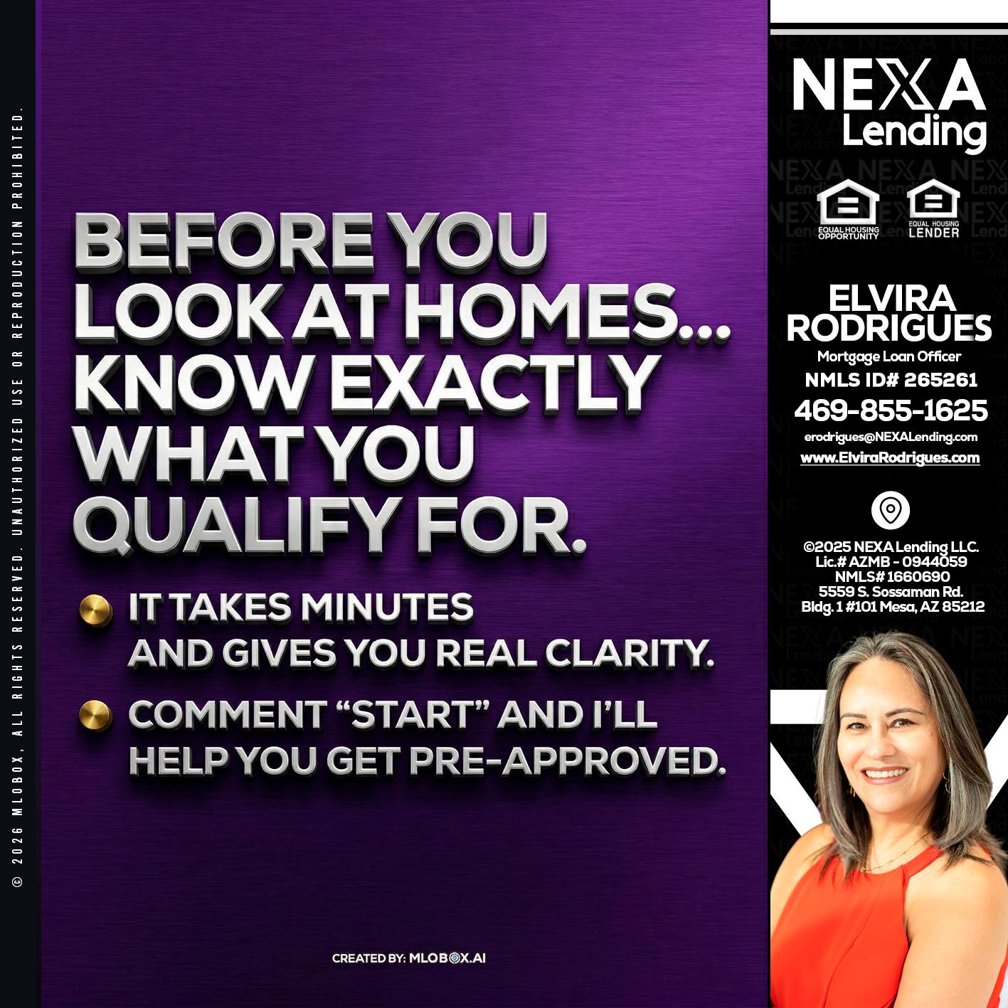 BEFORE YOU - Elvira Rodrigues -Mortgage Loan Officer
