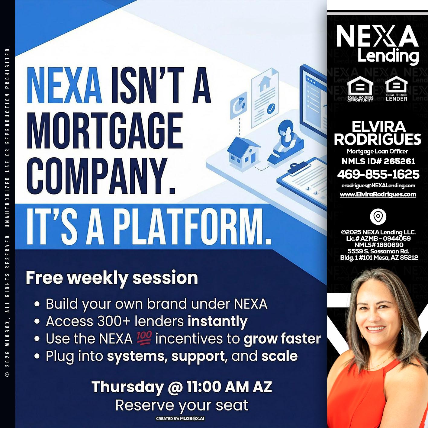 NEXA ISNT - Elvira Rodrigues -Mortgage Loan Officer