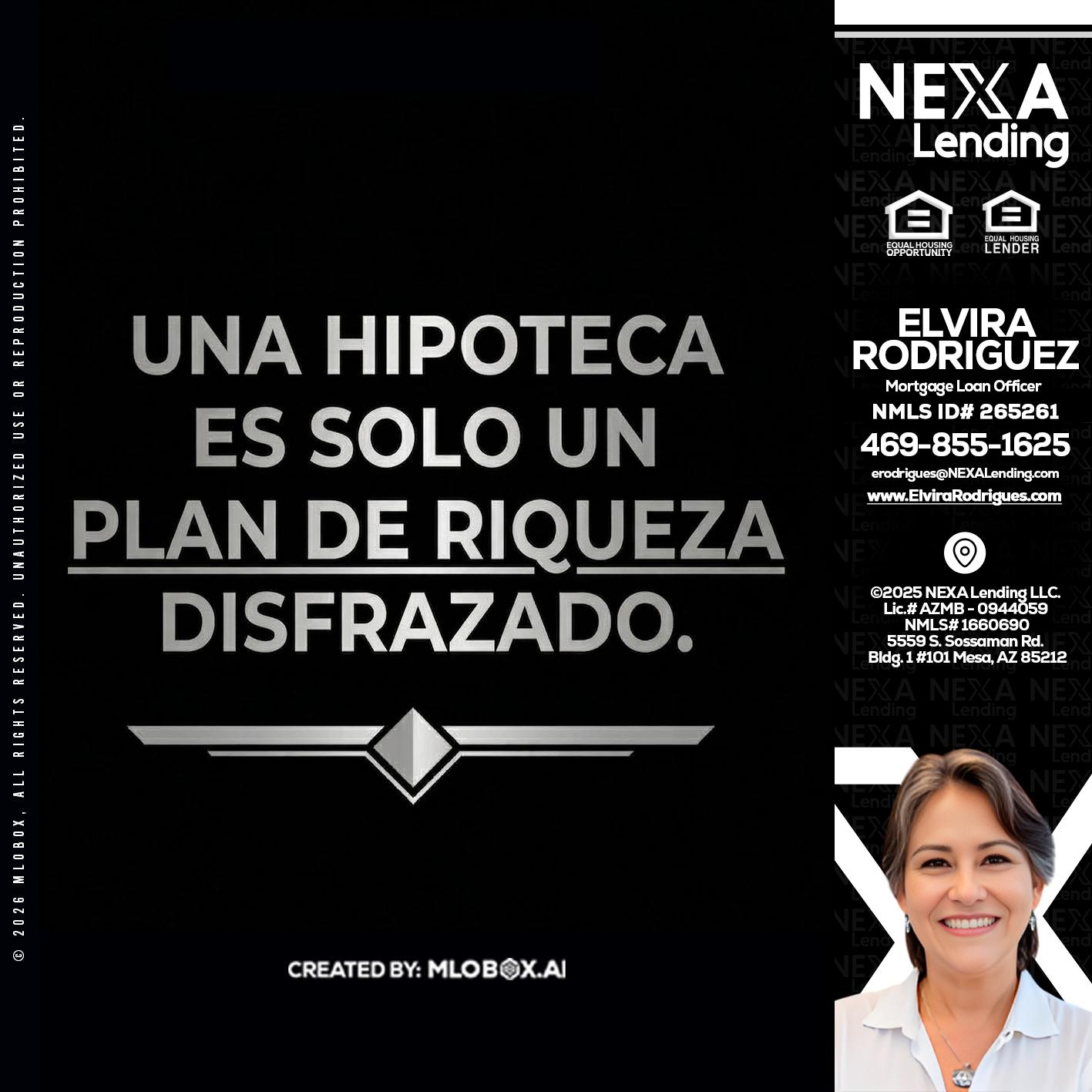 UNA HIPOTECA - Elvira Rodrigues -Mortgage Loan Officer