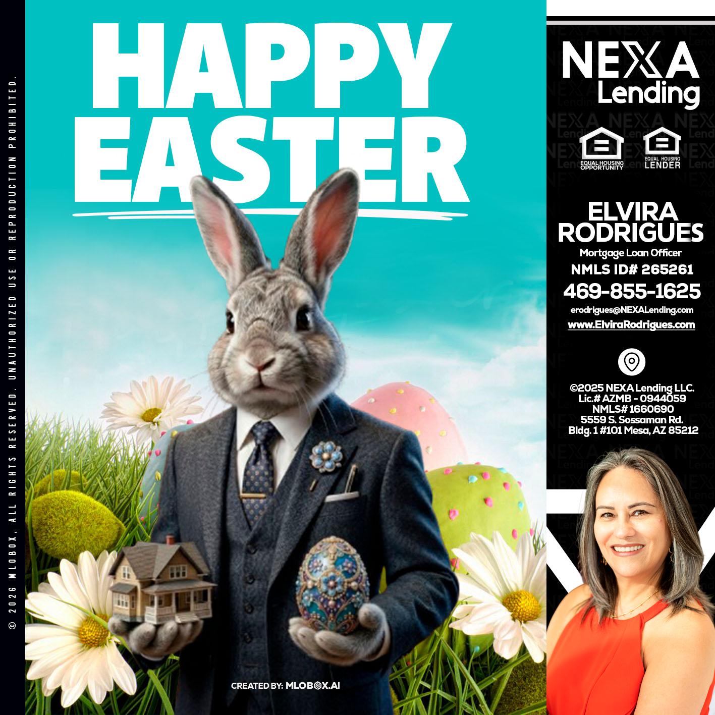 HAPPY EASTER - Elvira Rodrigues -Mortgage Loan Officer