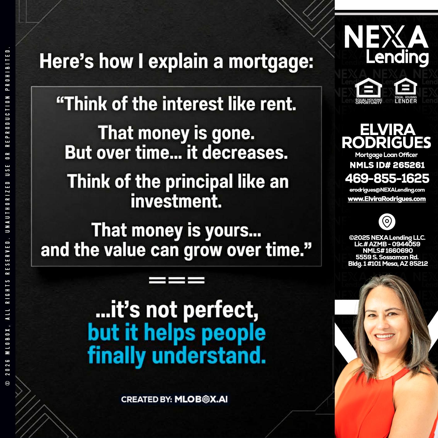 HERES NOW - Elvira Rodrigues -Mortgage Loan Officer