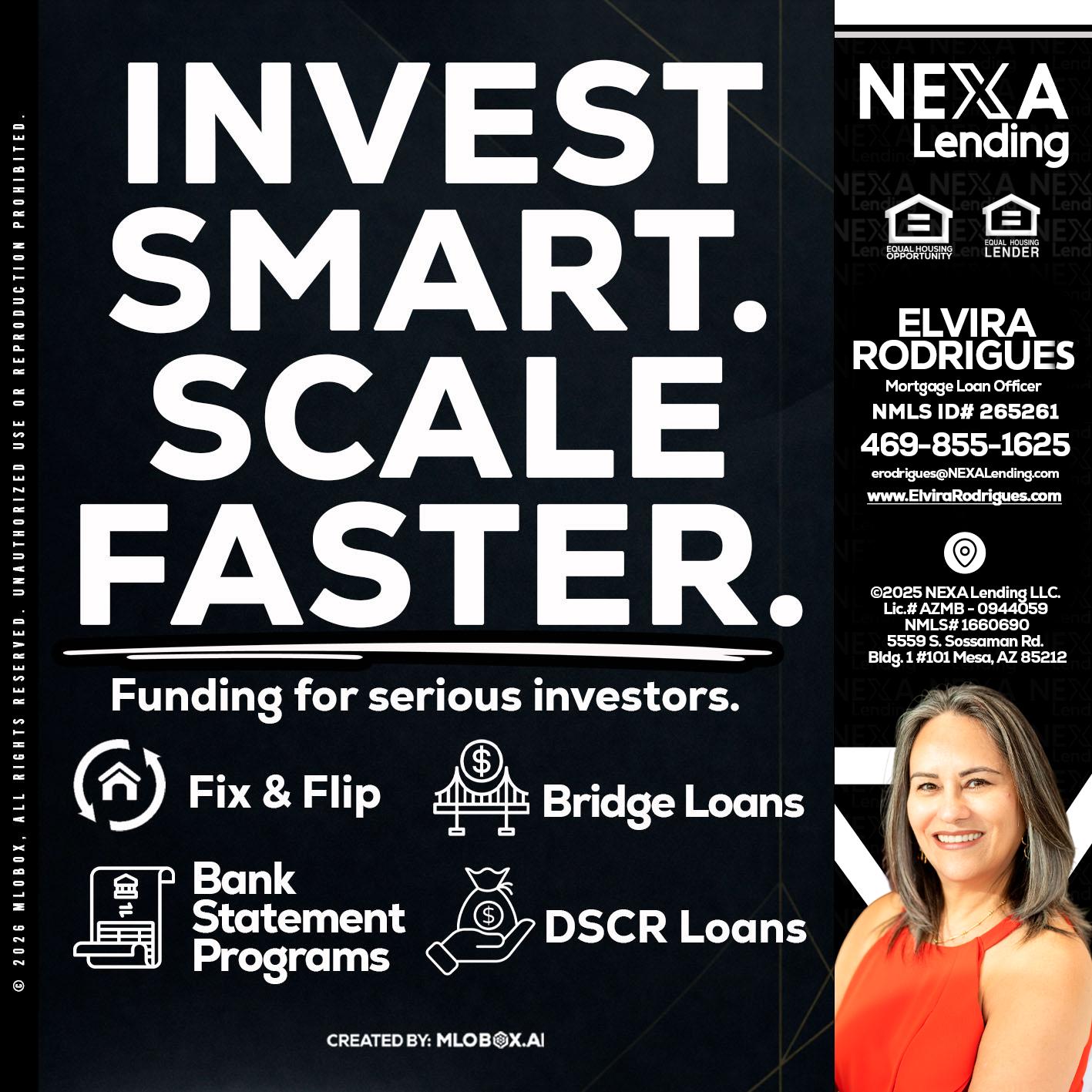 INVEST SMART - Elvira Rodrigues -Mortgage Loan Officer