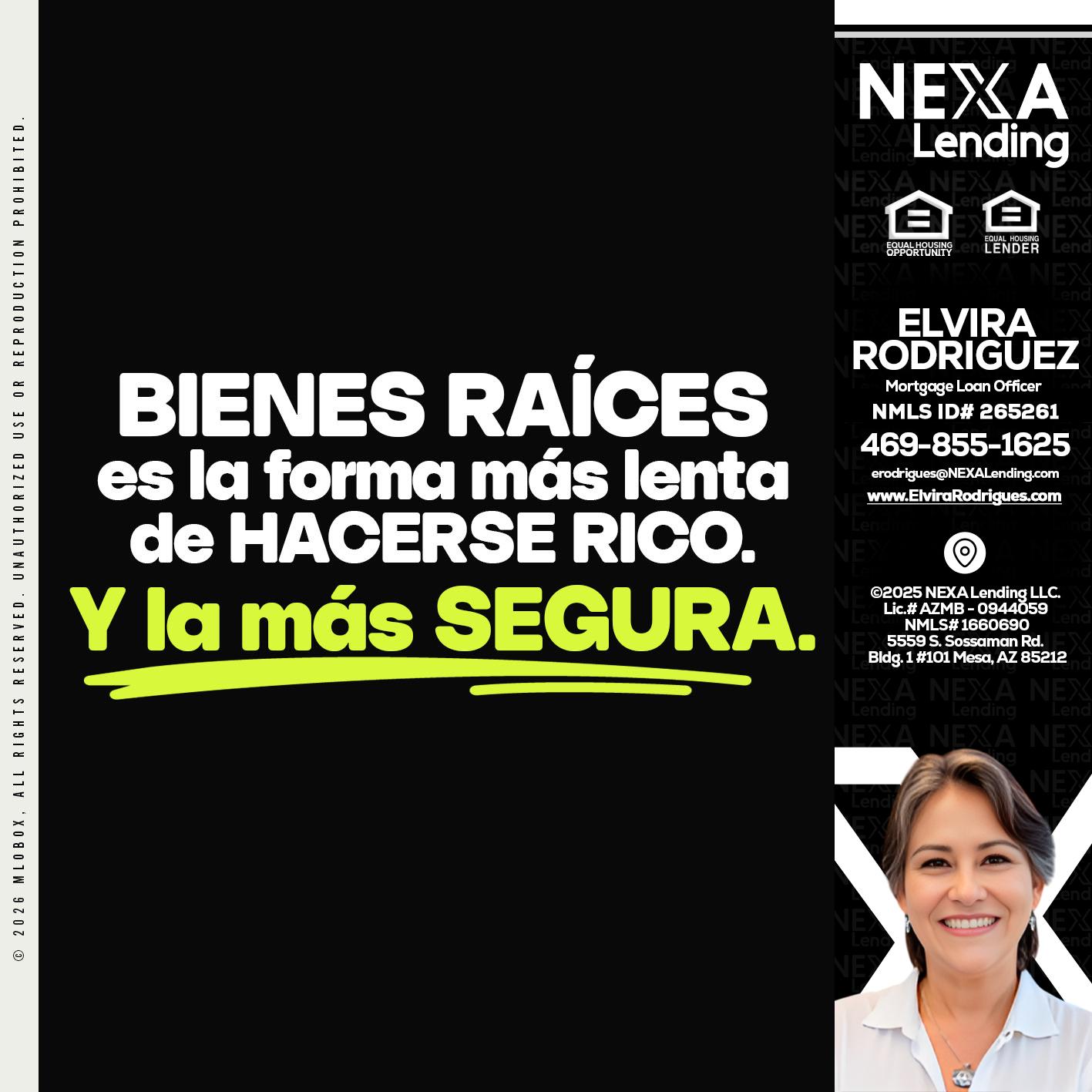 bienes raíces - Elvira Rodrigues -Mortgage Loan Officer