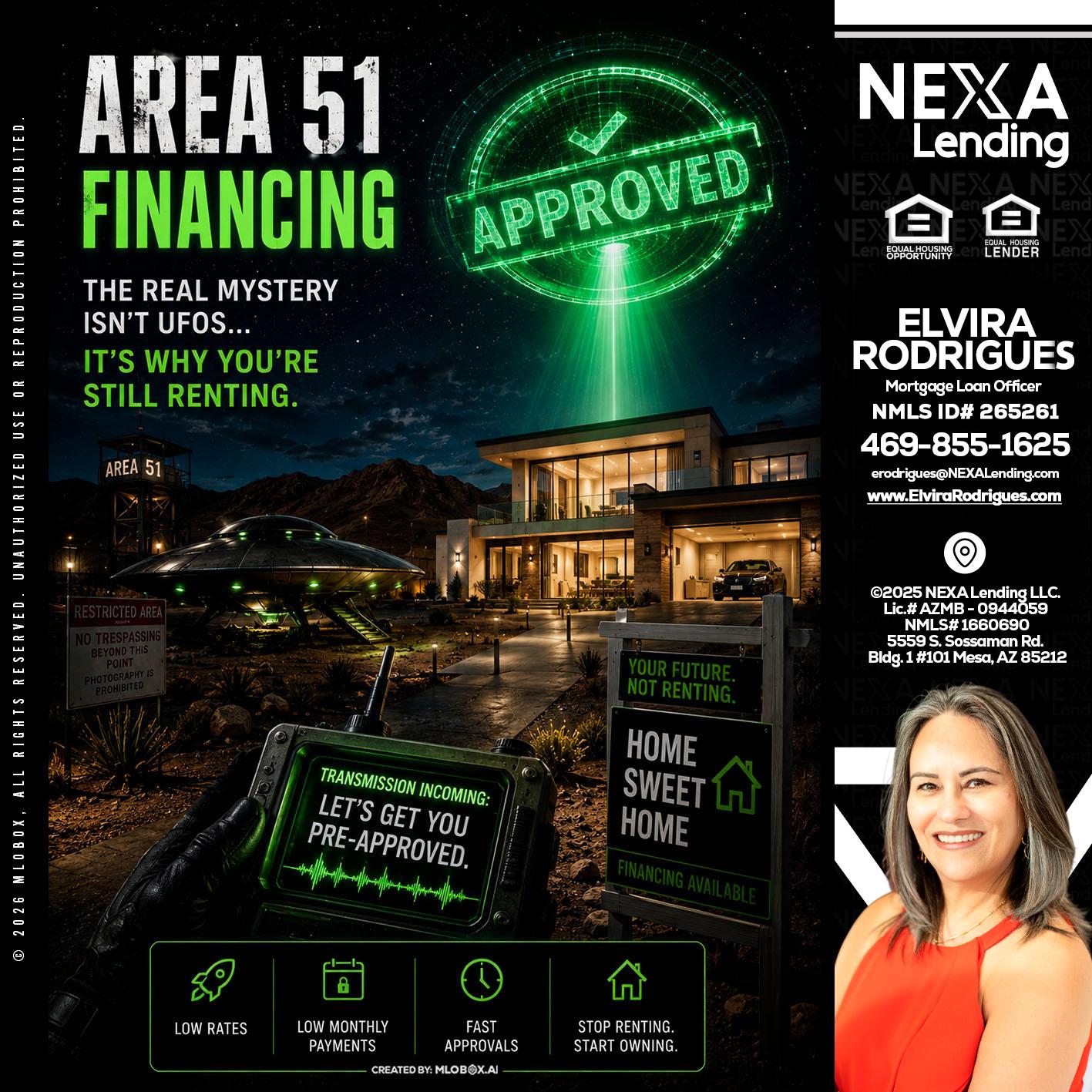 AREA 51 - Elvira Rodrigues -Mortgage Loan Officer